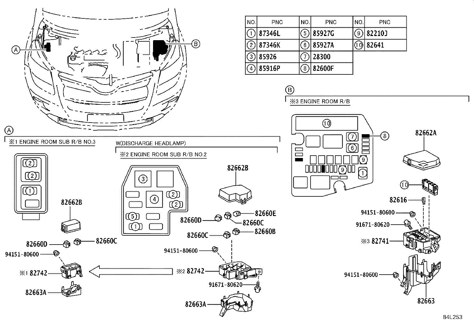 84152-52120 SWITCH, HEADLAMP LEVELING product image