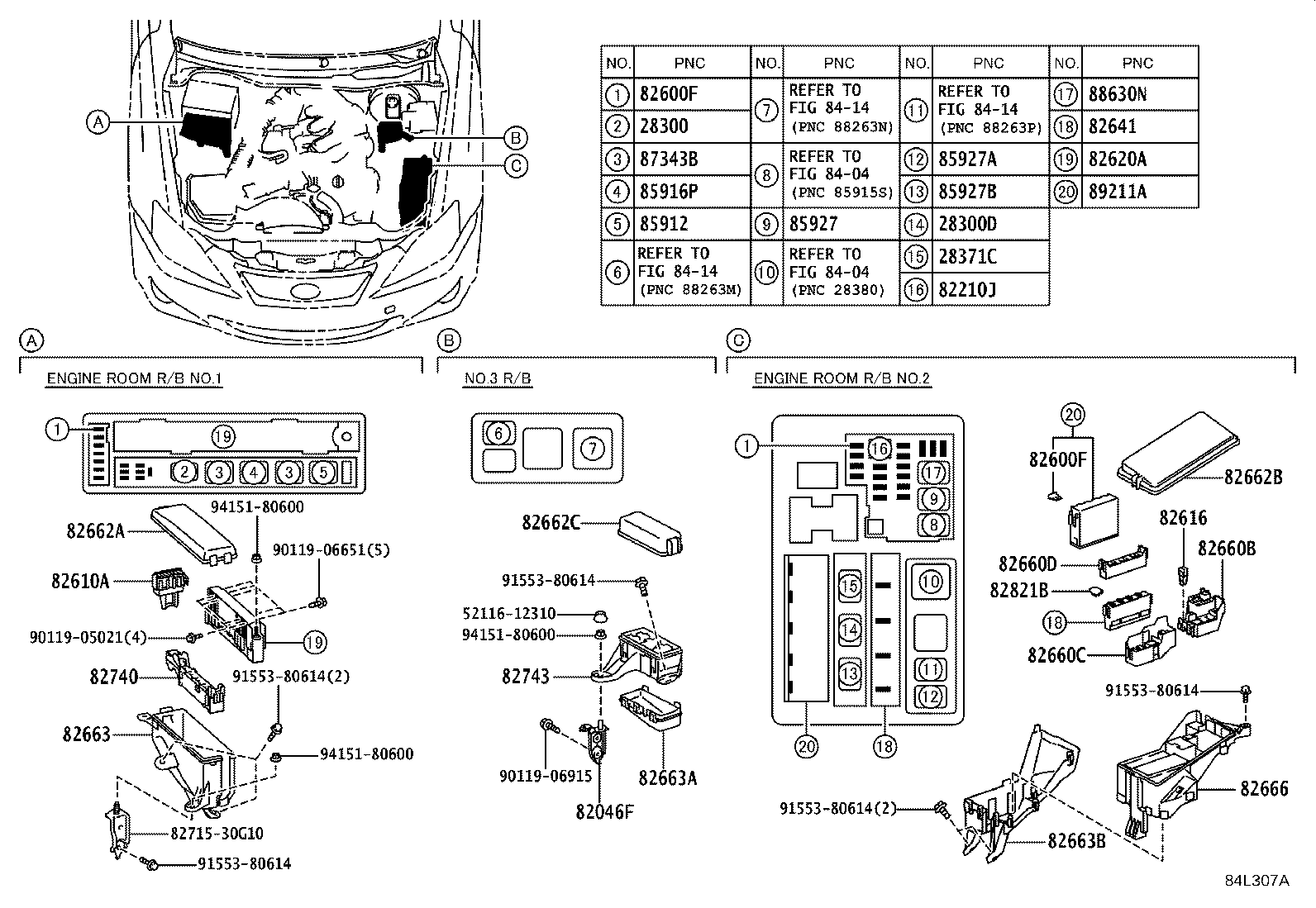 82730-53301 BLOCK ASSY, INSTRUMENT PANEL JUNCTION product image