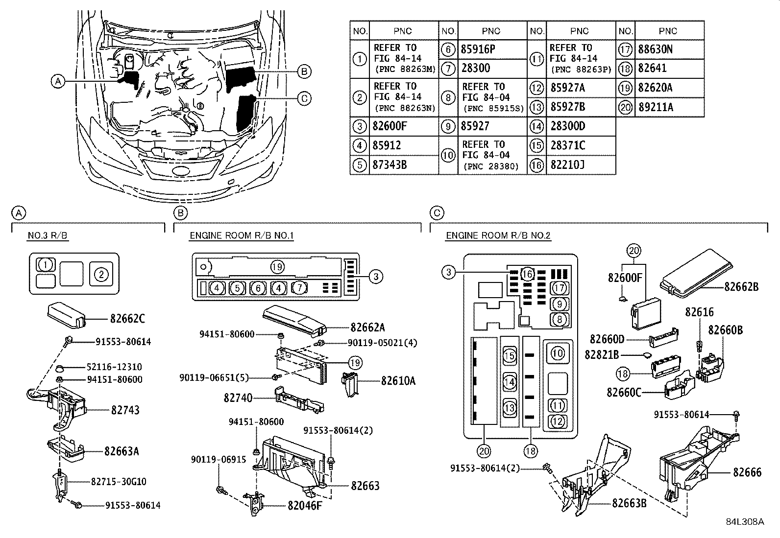 82730-53301 BLOCK ASSY, INSTRUMENT PANEL JUNCTION product image