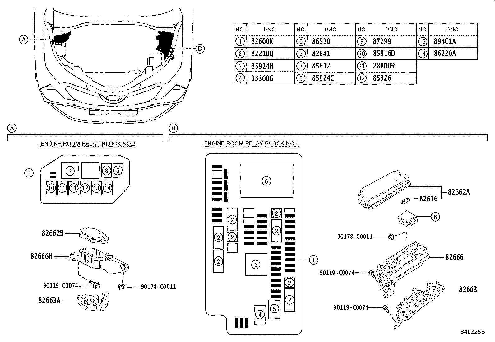 84152-F4030 SWITCH, HEADLAMP LEVELING product image
