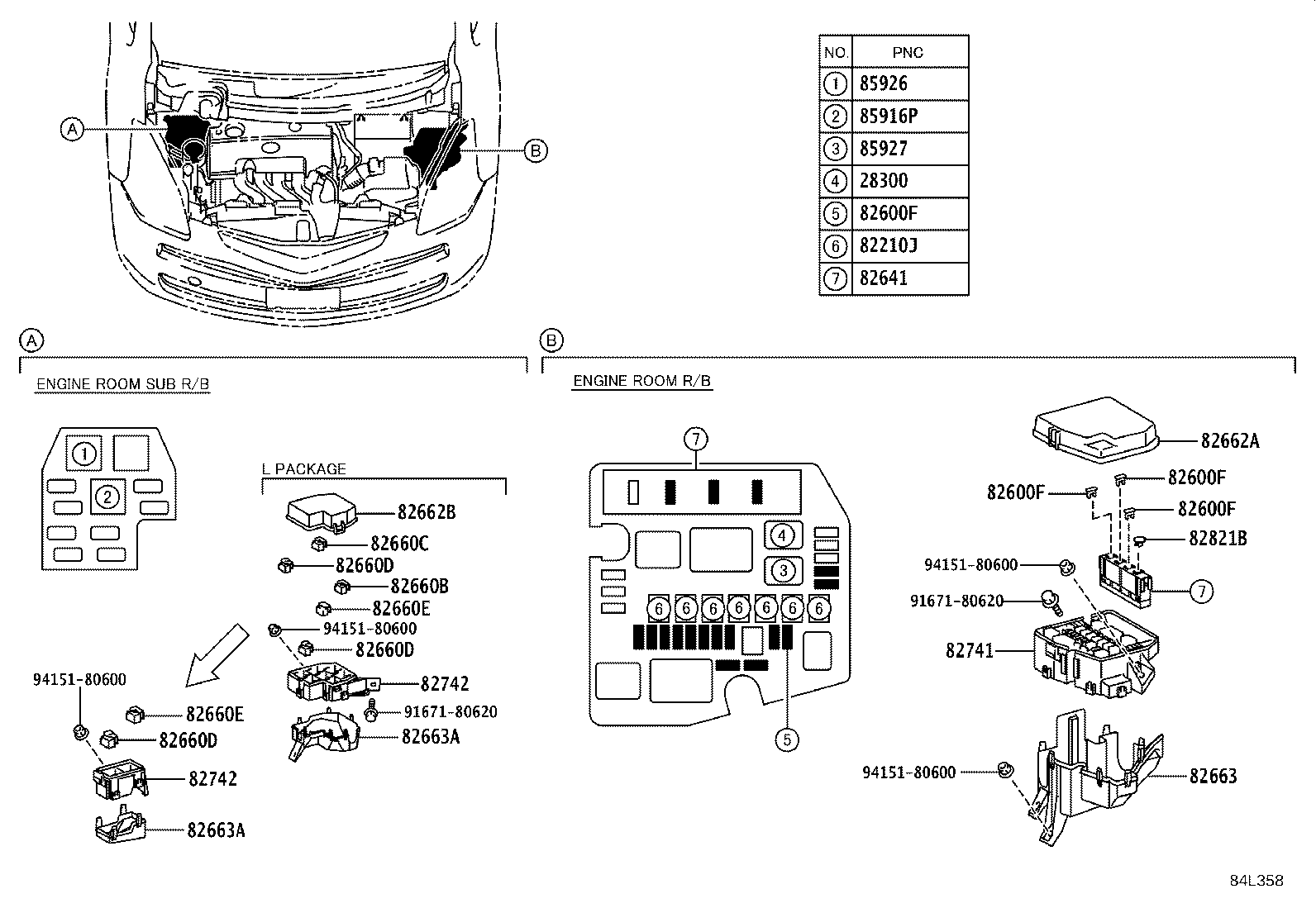 84332-52040 SWITCH ASSY, HAZARD WARNING SIGNAL product image