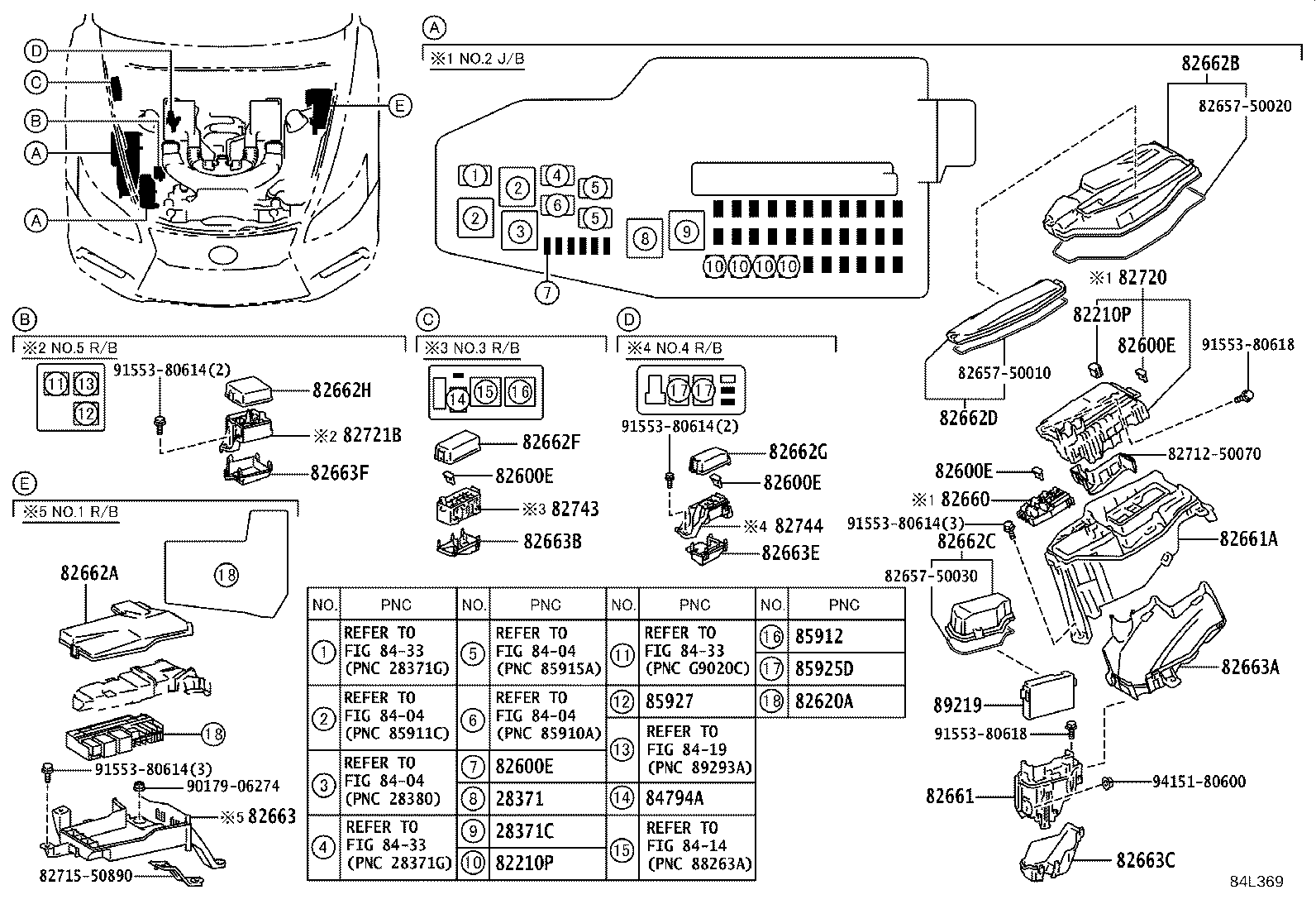 82663-50161 COVER, RELAY BLOCK, LOWER product image