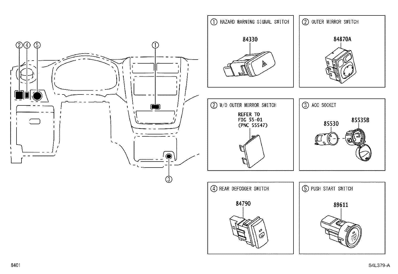 90049-88004 RELAY, MAGNET-CLUTCH product image