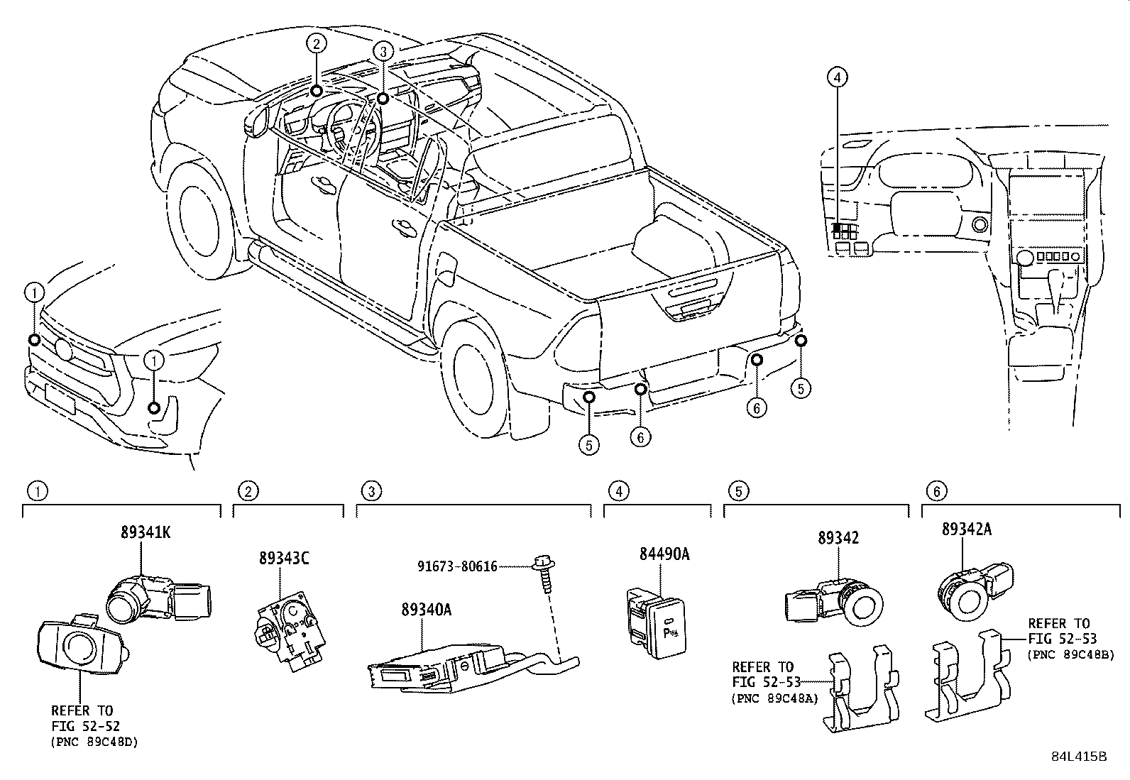 Toyota 89341-06080-D2 SENSOR, ULTRASONIC, FRONT CORNER
