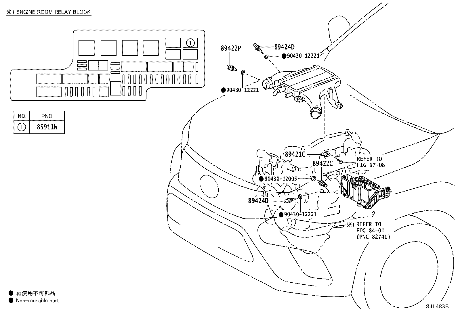 Toyota 89661-FA280 COMPUTER, ENGINE CONTROL