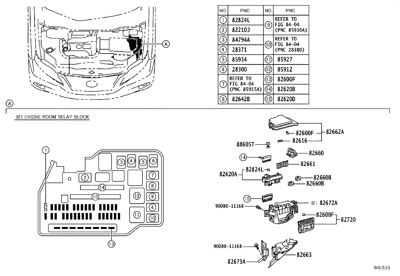 84330-0E010 SWITCH ASSY, HAZARD WARNING SIGNAL product image