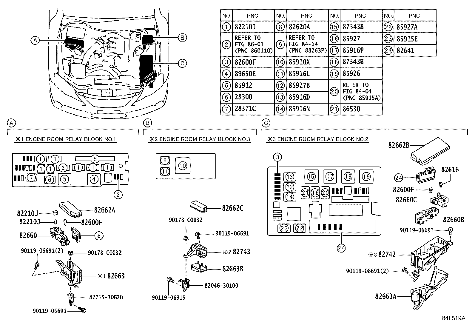 84040-0P021 MASTER SWITCH ASSY,MULTIPLEX NETWORK product image