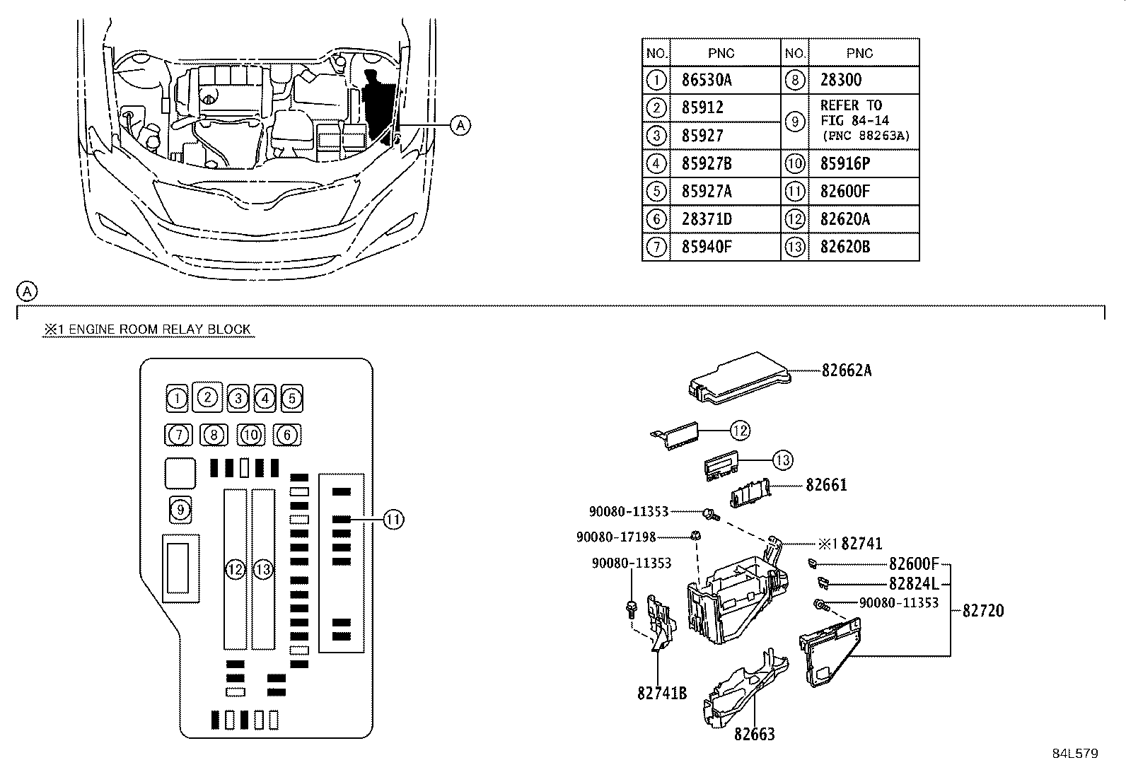 82666-0T080 HOLDER, CONNECTOR product image