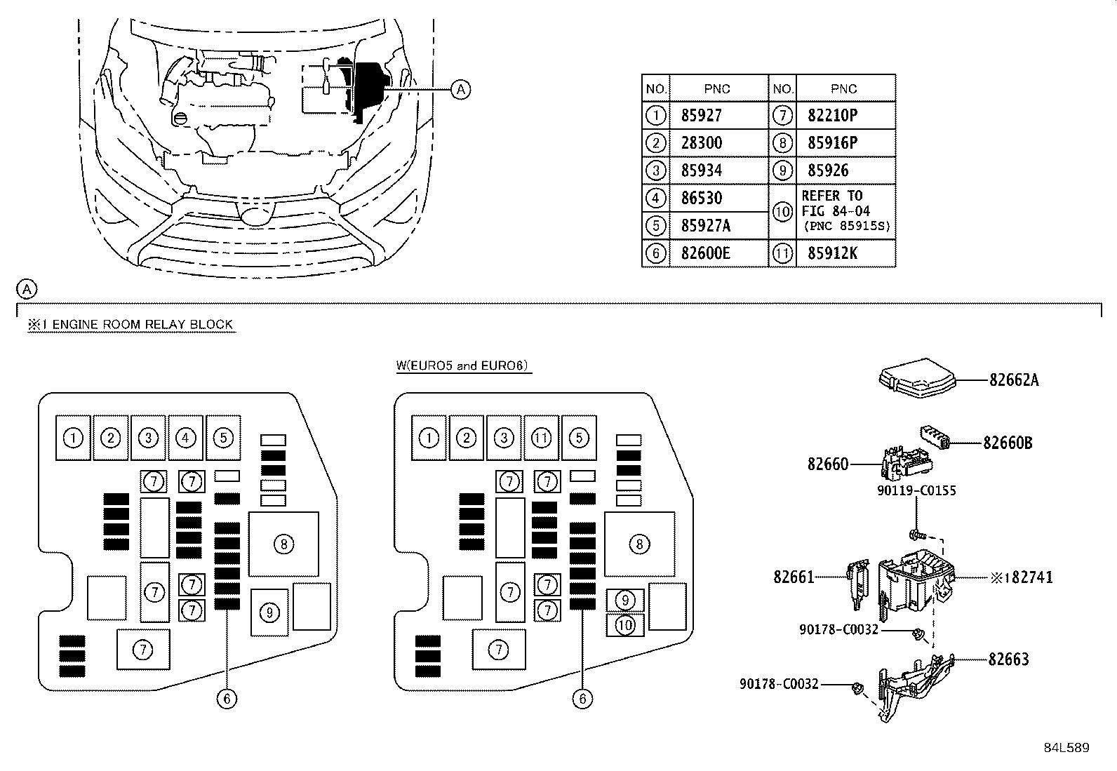 28859-0V010 HOLDER, BATTERY CURRENT SENSOR product image