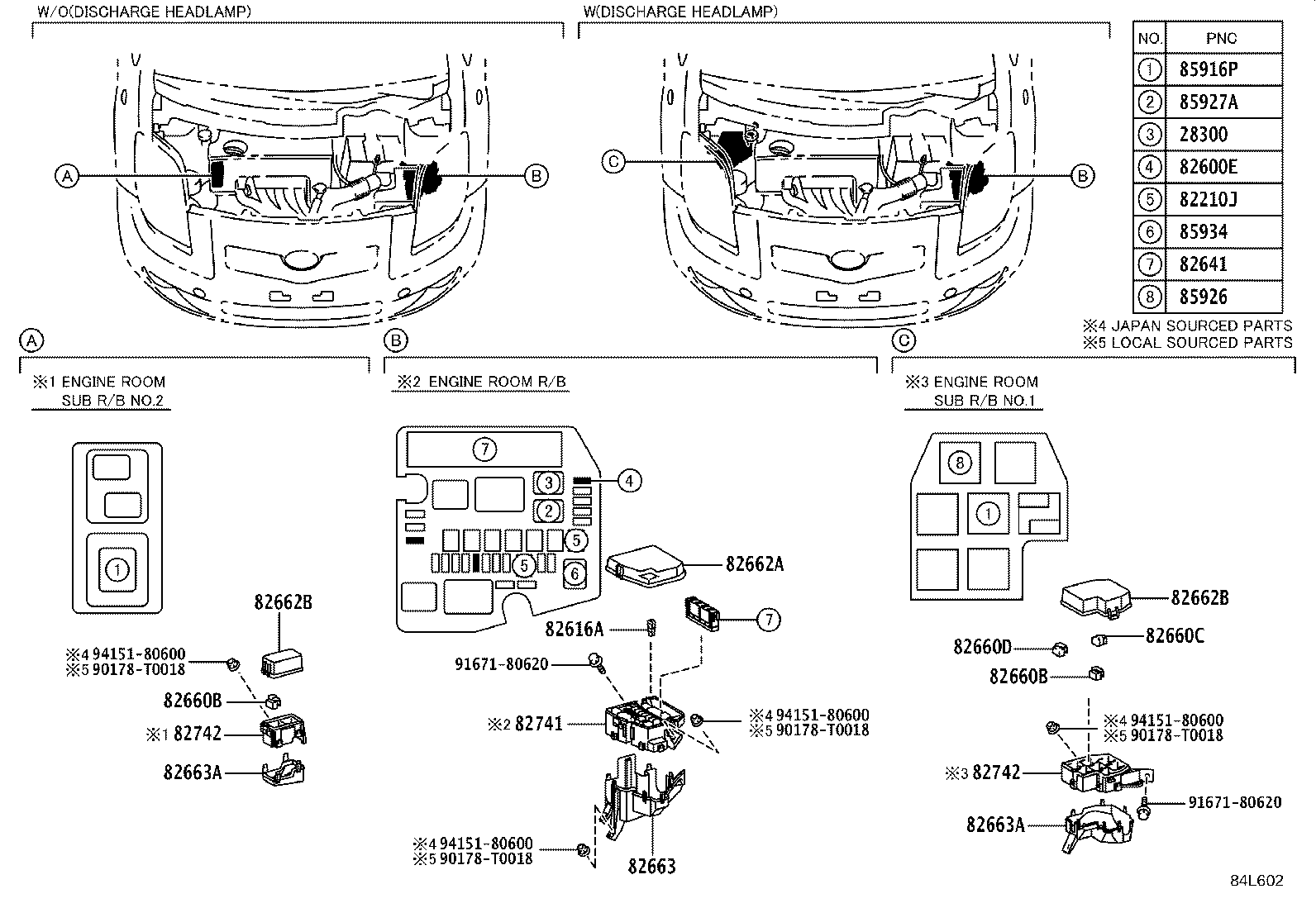 84140-0D201 SWITCH ASSY, HEADLAMP DIMMER product image