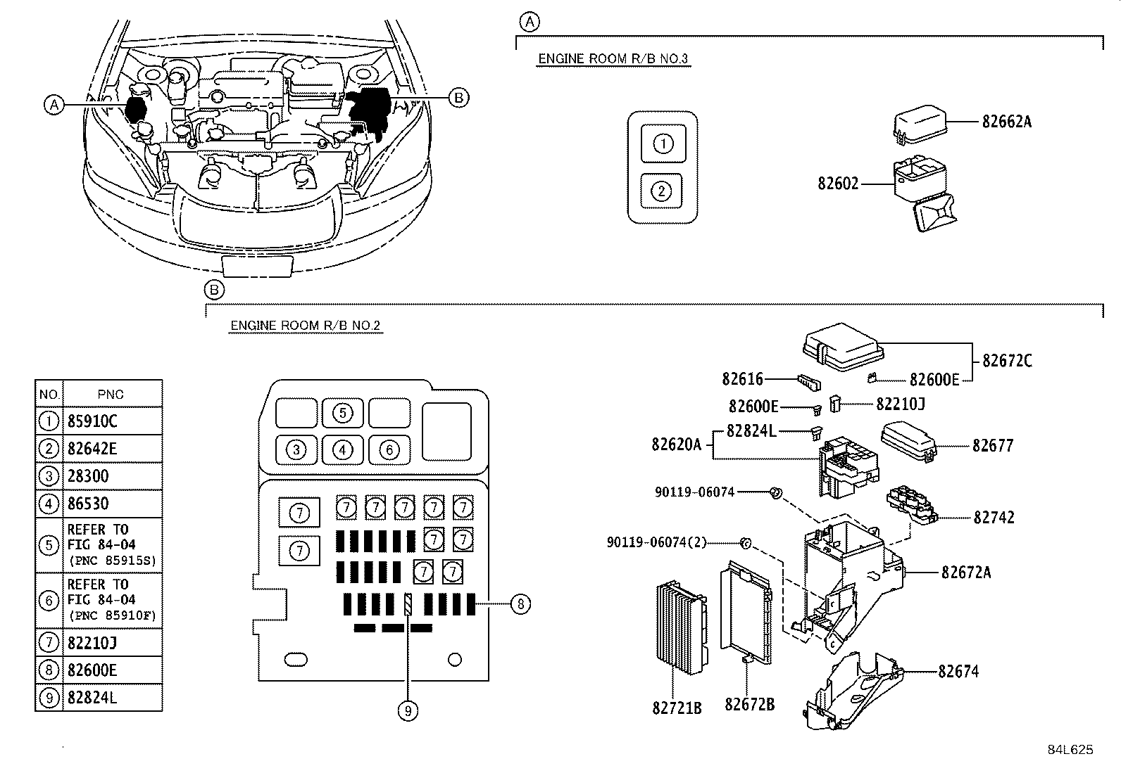 82730-48253 BLOCK ASSY, INSTRUMENT PANEL JUNCTION product image