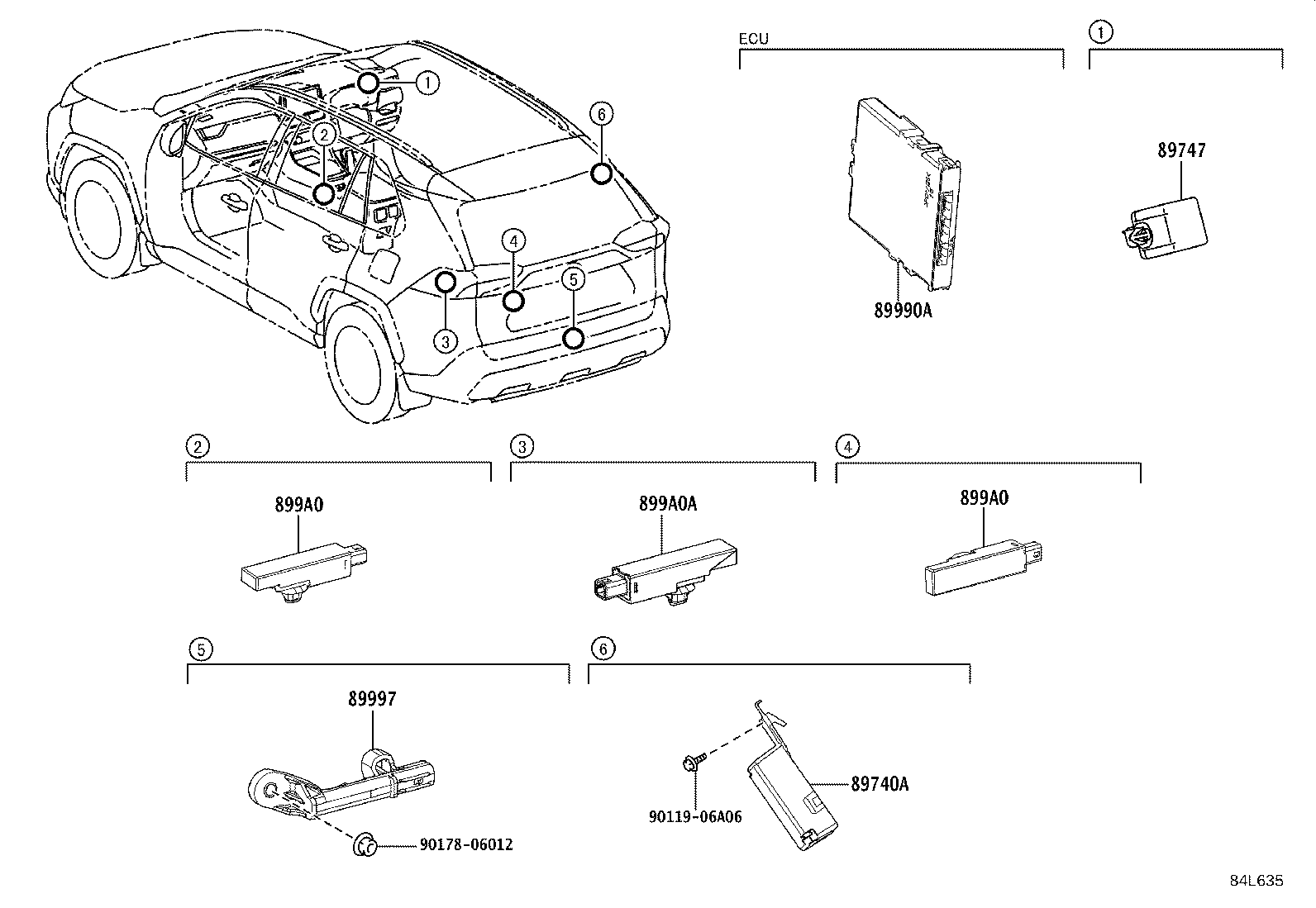 899H0-42490 COMPUTER ASSY, SMART KEY product image