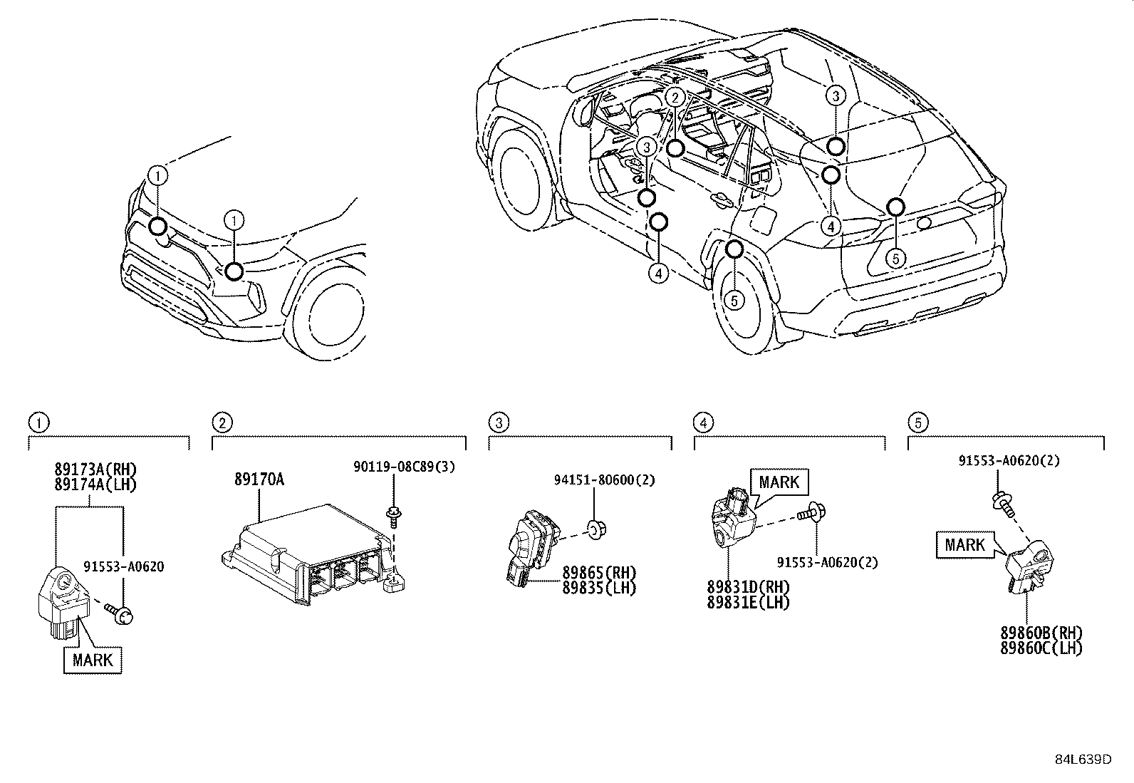 89170-42F40 COMPUTER ASSY, AIR BAG product image