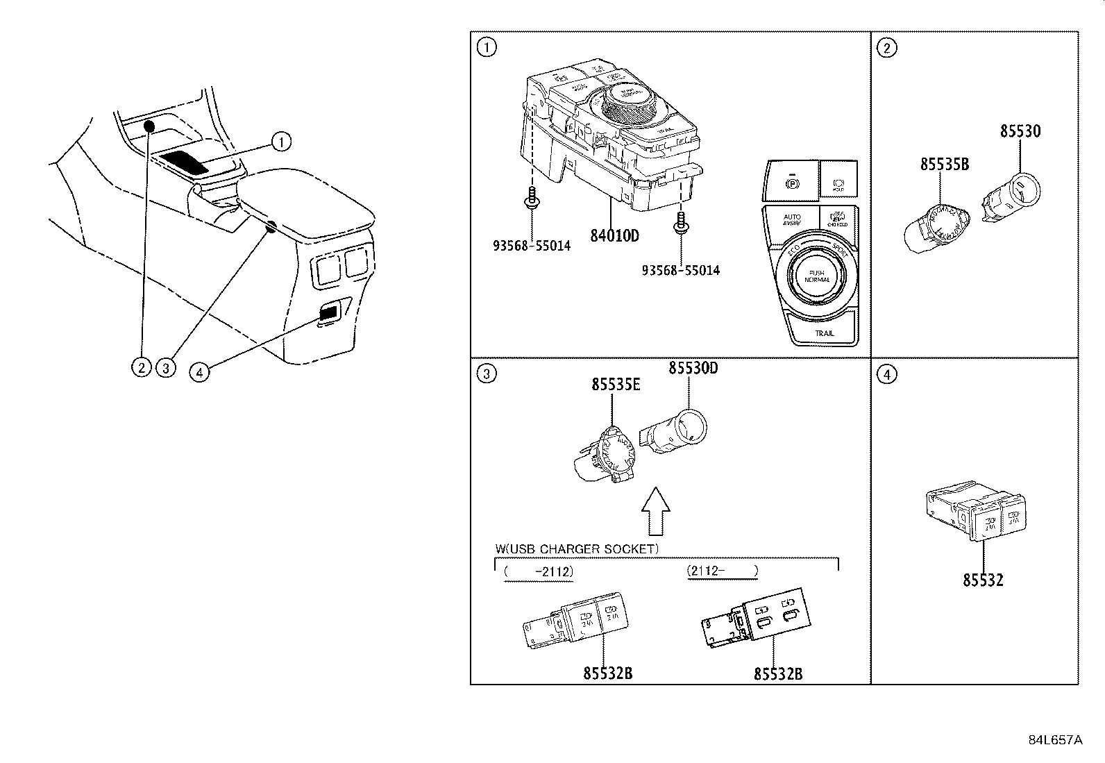 89710-42041 COMPUTER ASSY, POSITION CONTROL product image