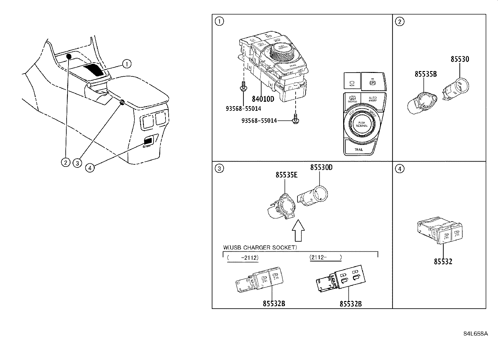 89710-42041 COMPUTER ASSY, POSITION CONTROL product image