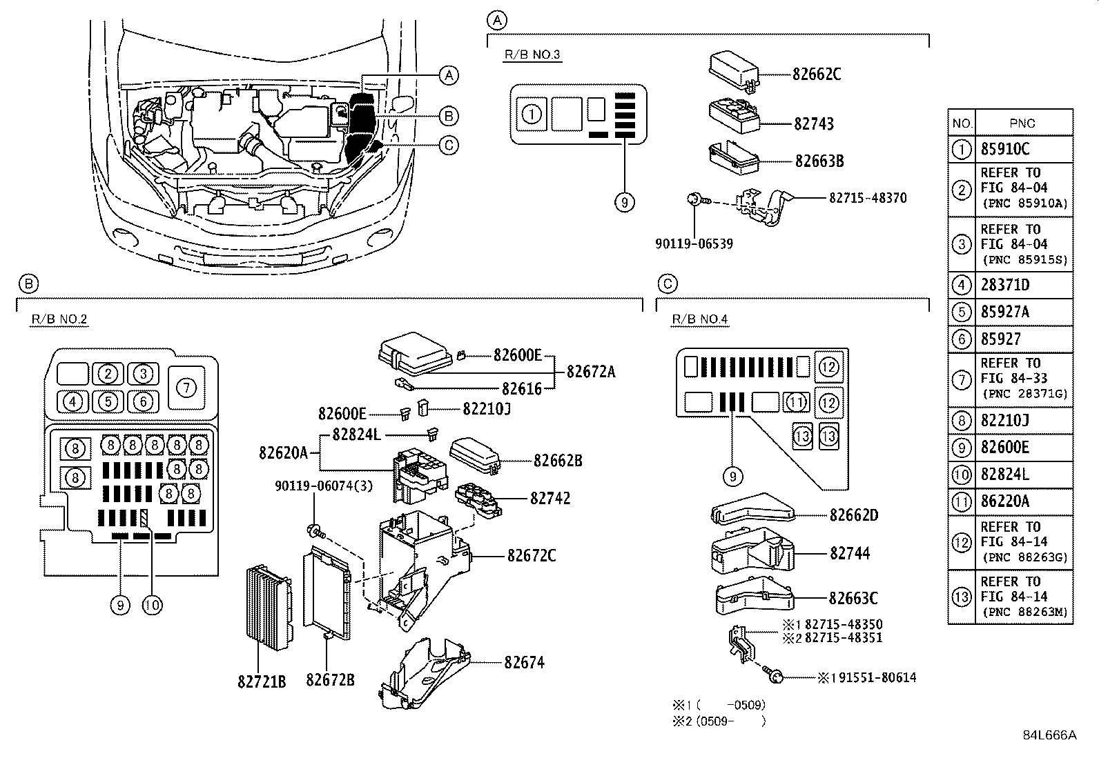 82730-48671 BLOCK ASSY, INSTRUMENT PANEL JUNCTION product image