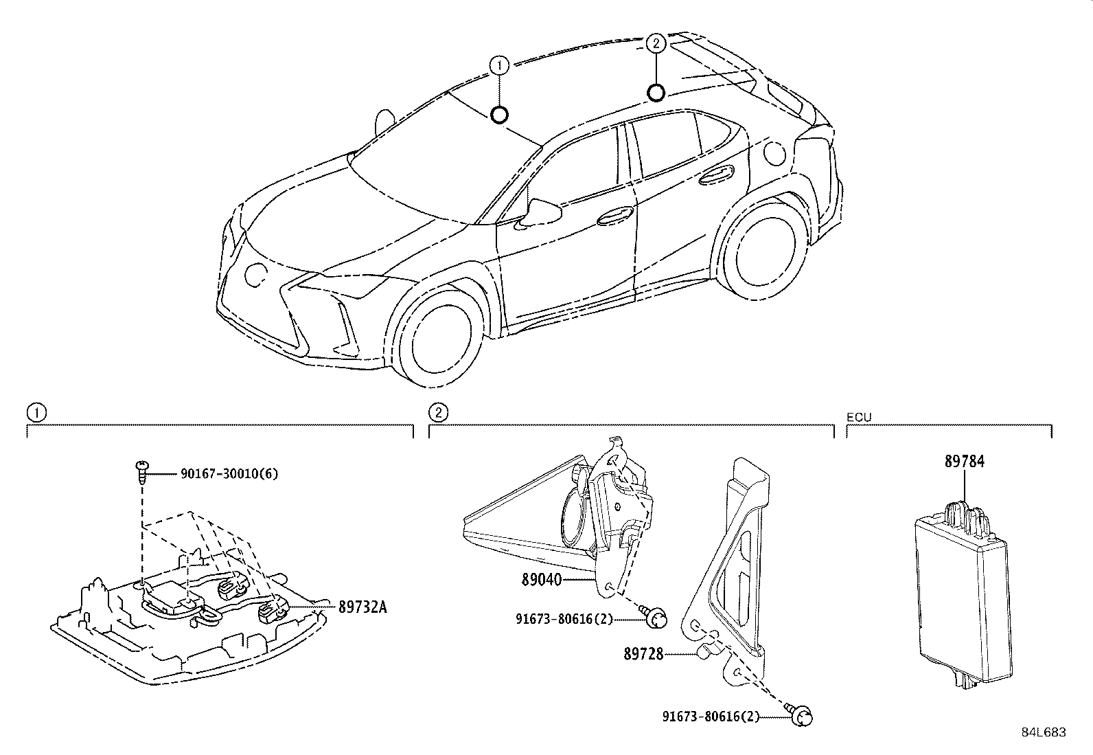89040-76030 SIREN ASSY, THEFT WARNING product image