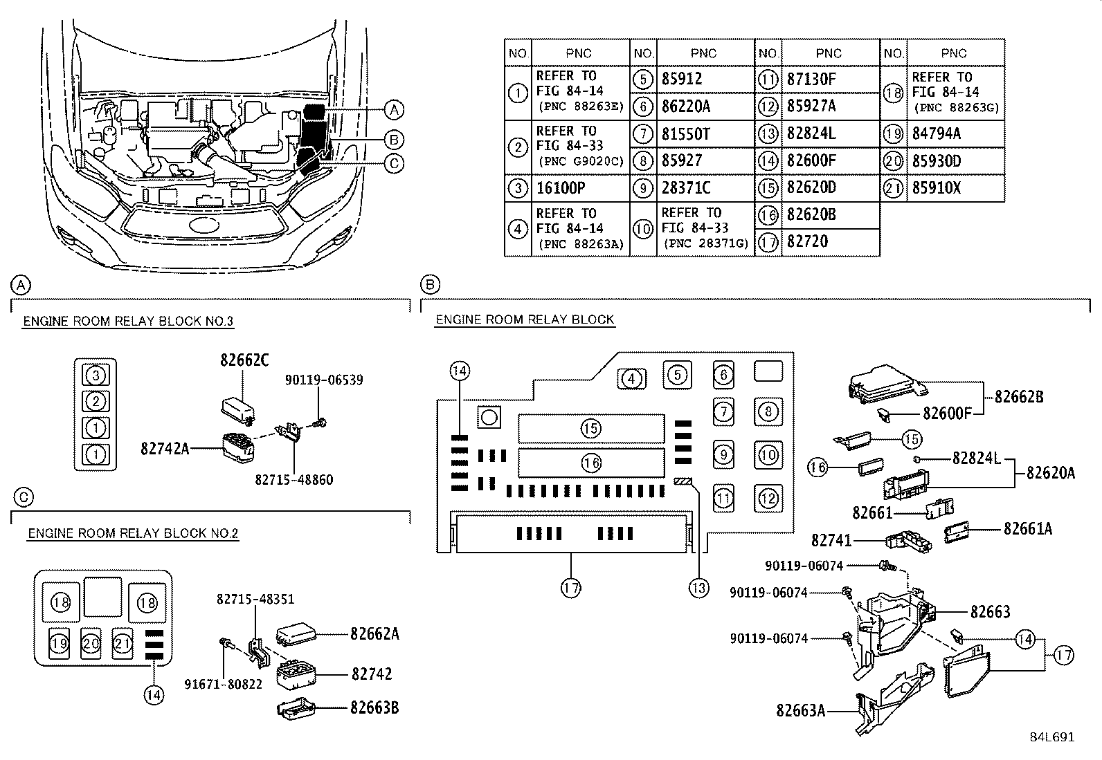 82730-48890 BLOCK ASSY, INSTRUMENT PANEL JUNCTION product image