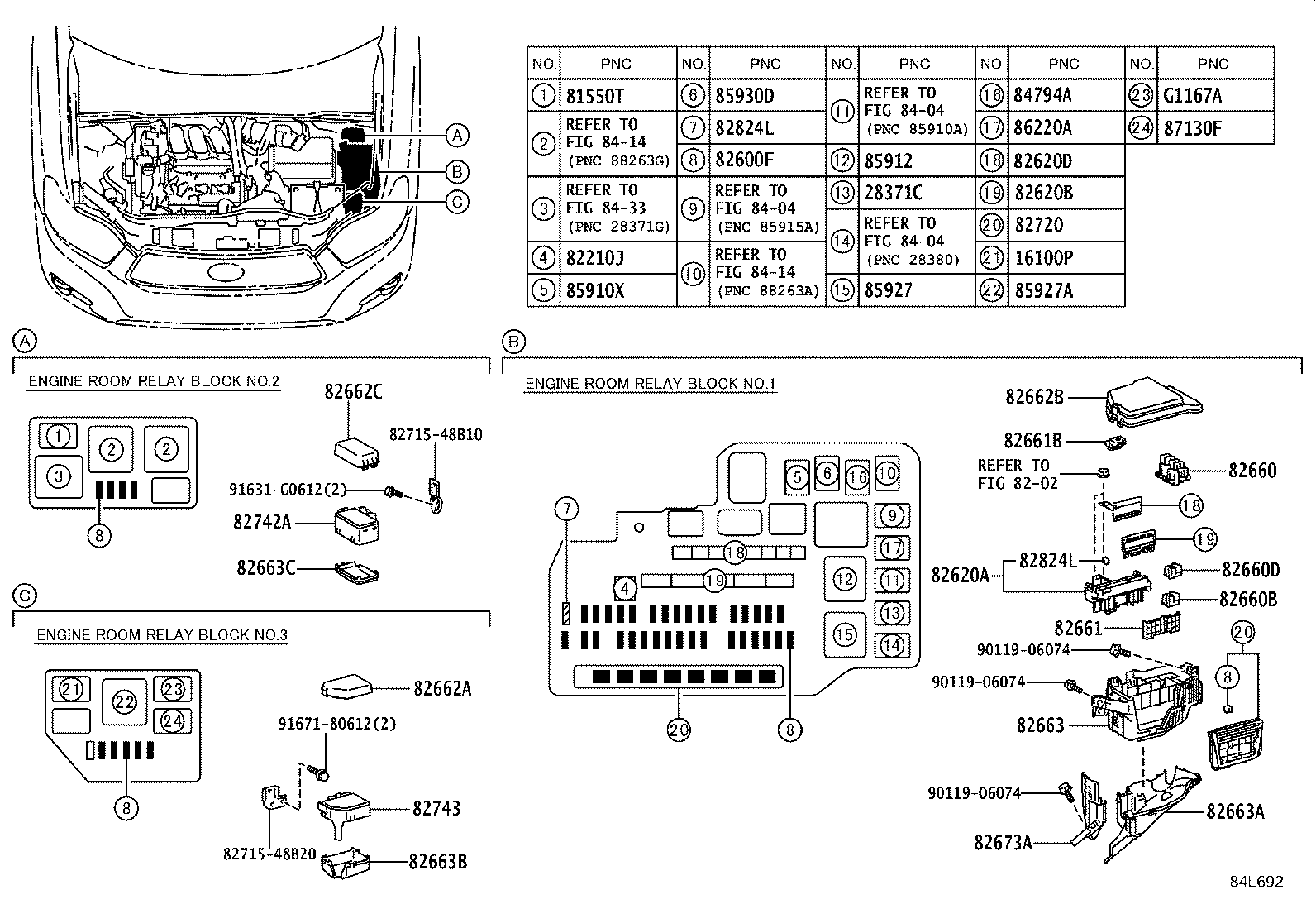 82730-48890 BLOCK ASSY, INSTRUMENT PANEL JUNCTION product image