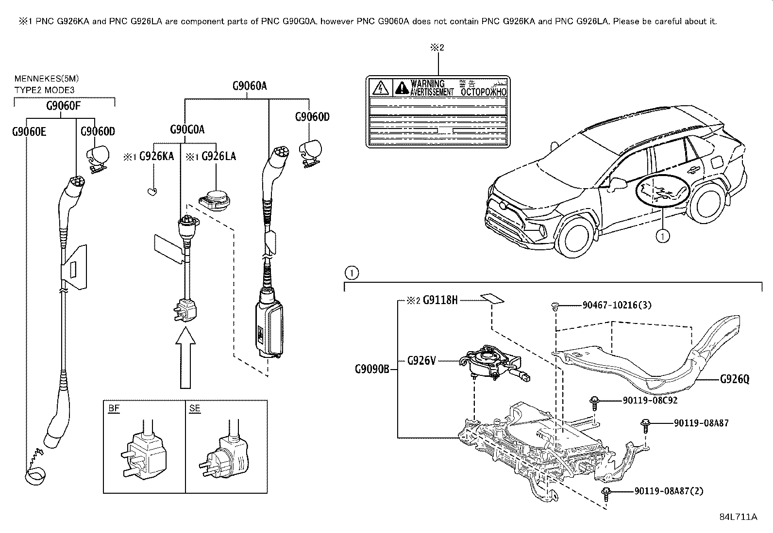 77305-42010 LID SUB-ASSY, EV CHARGER product image