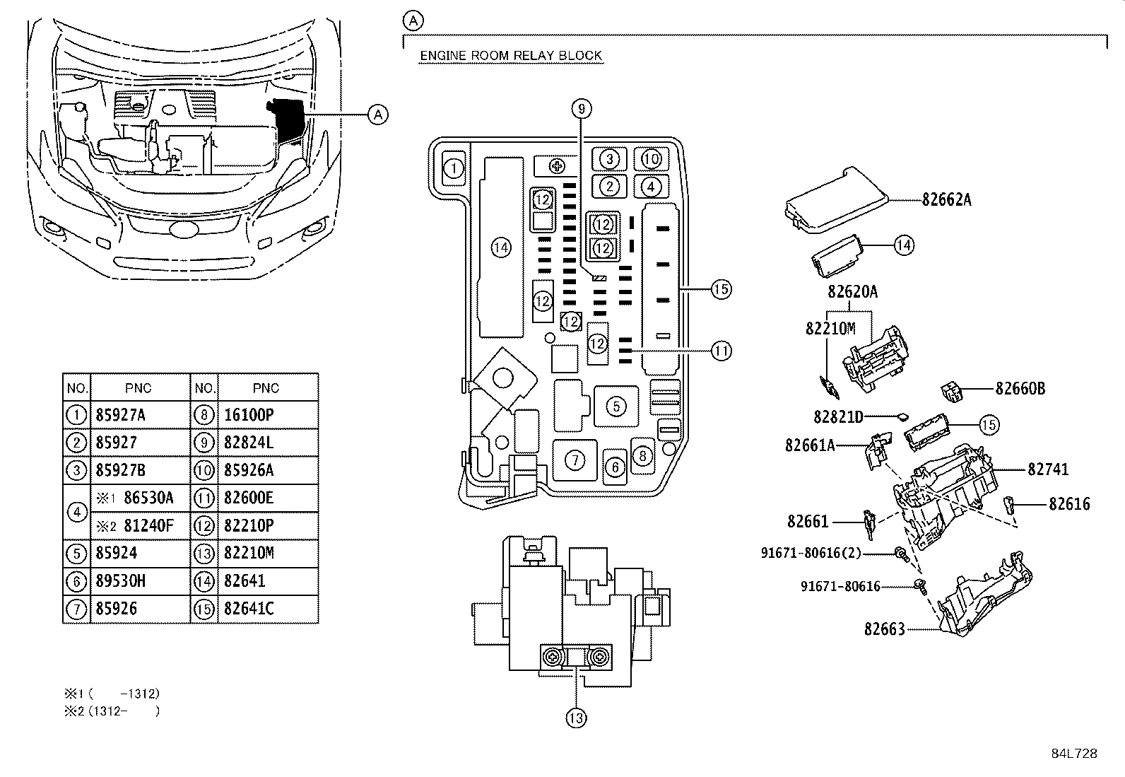 84140-33201 SWITCH ASSY, HEADLAMP DIMMER product image