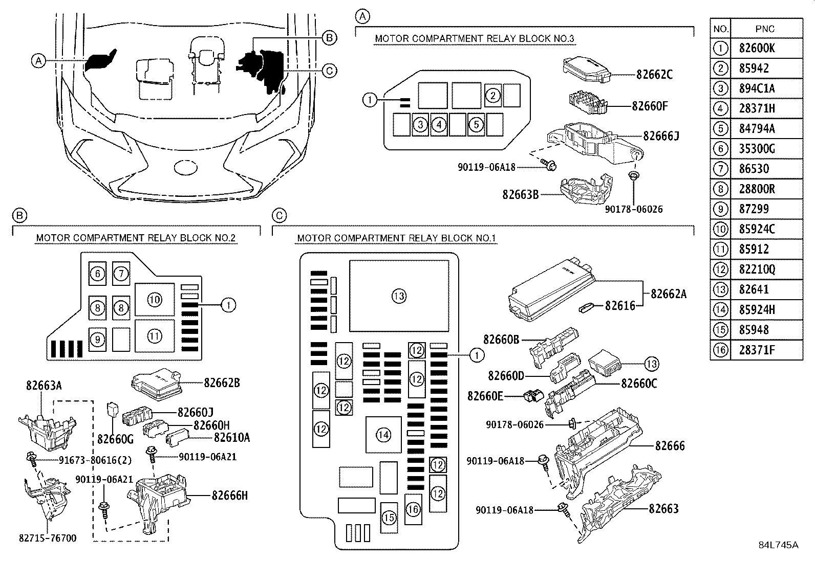 82610-0K010 BLOCK ASSY, FUSE product image