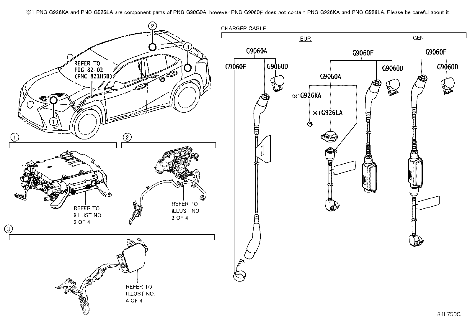 G9082-76020 CABLE, DC CHARGER INLET product image