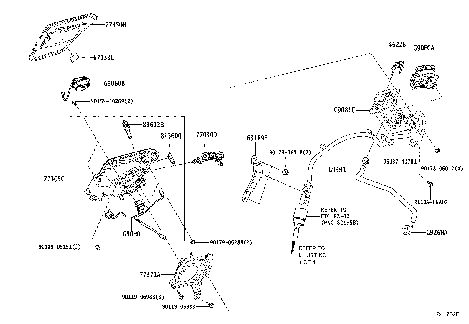 G9082-76020 CABLE, DC CHARGER INLET product image