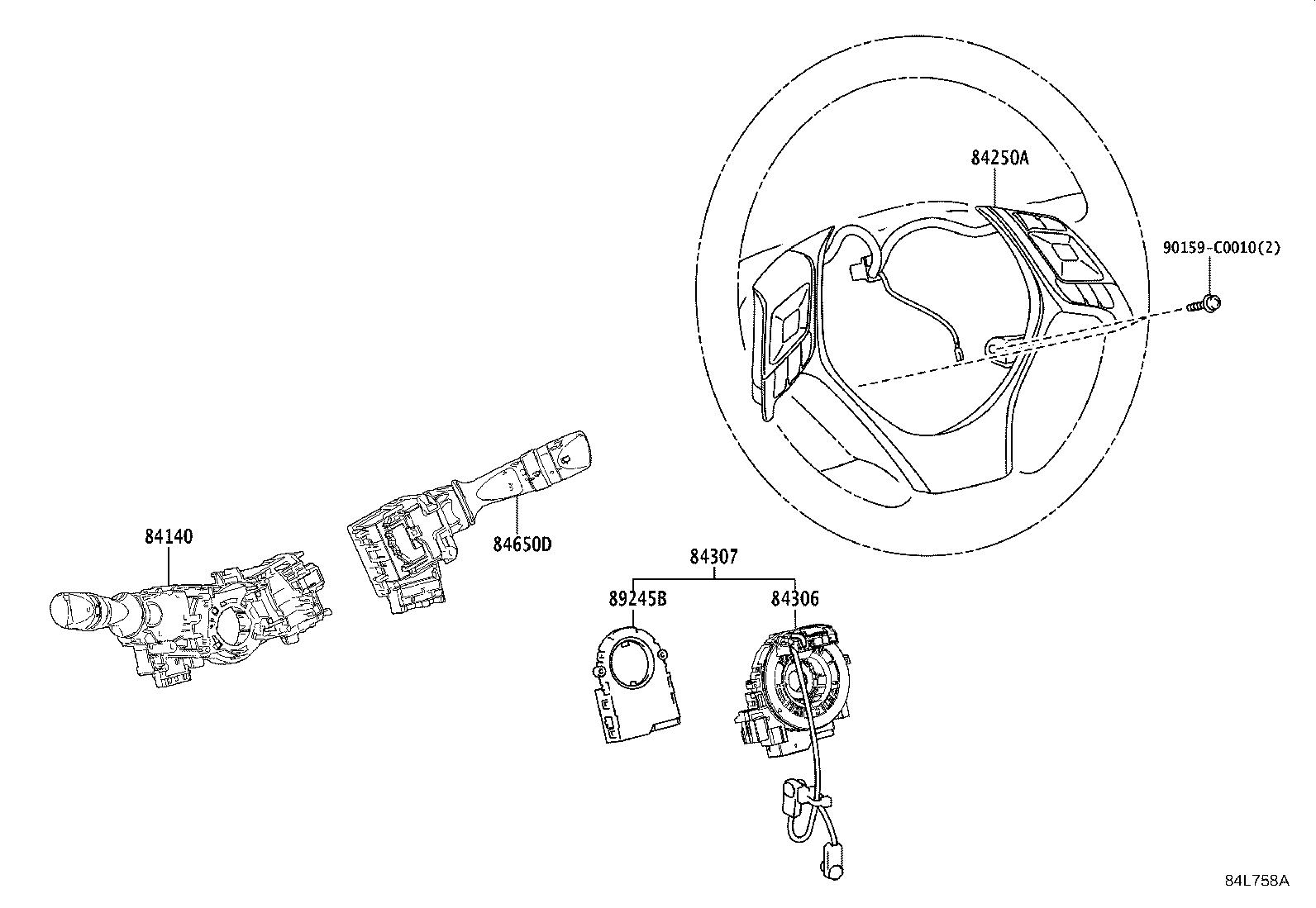 28859-0Z010 HOLDER, BATTERY CURRENT SENSOR product image