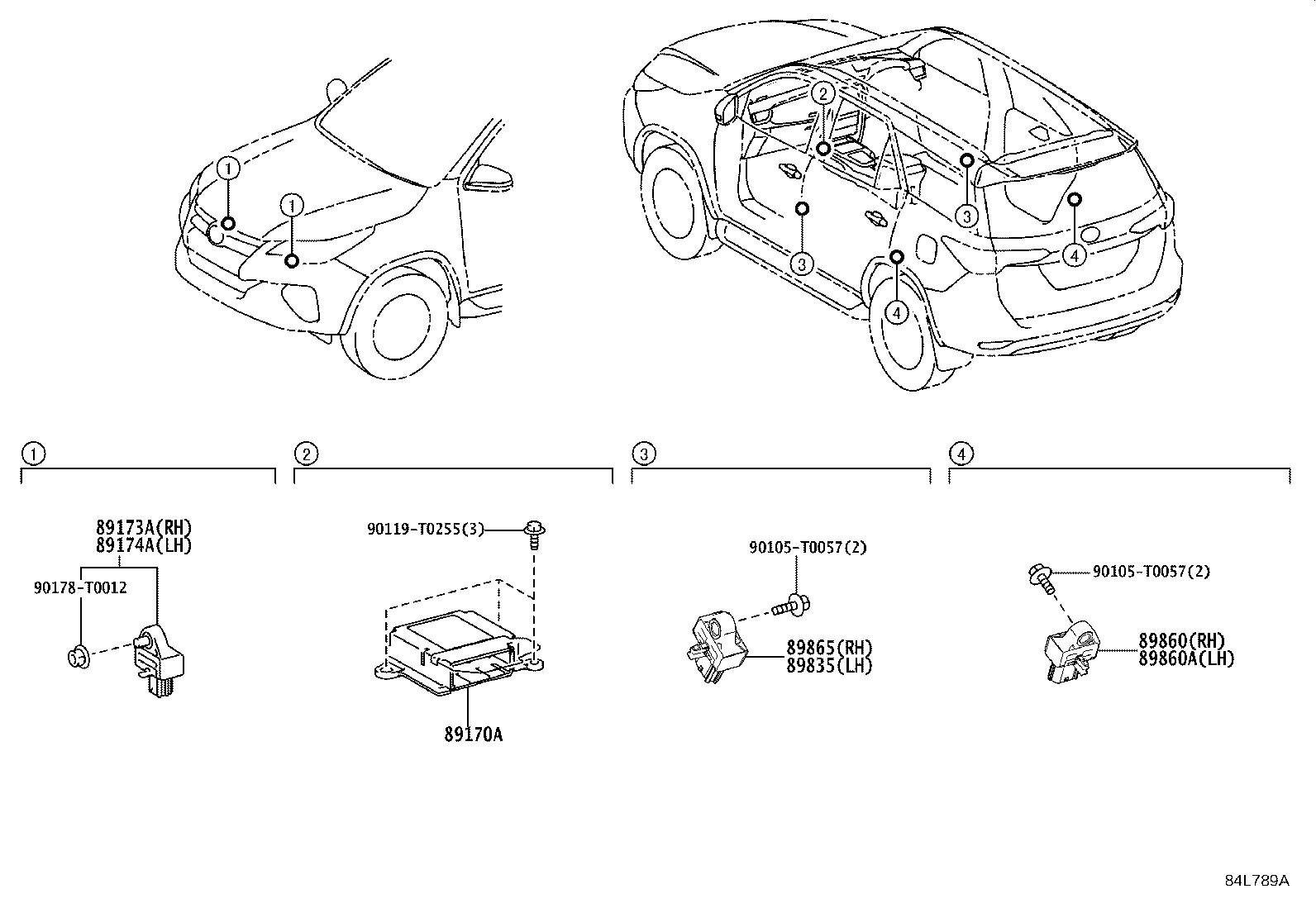 89170-0KF30 COMPUTER ASSY, AIR BAG product image