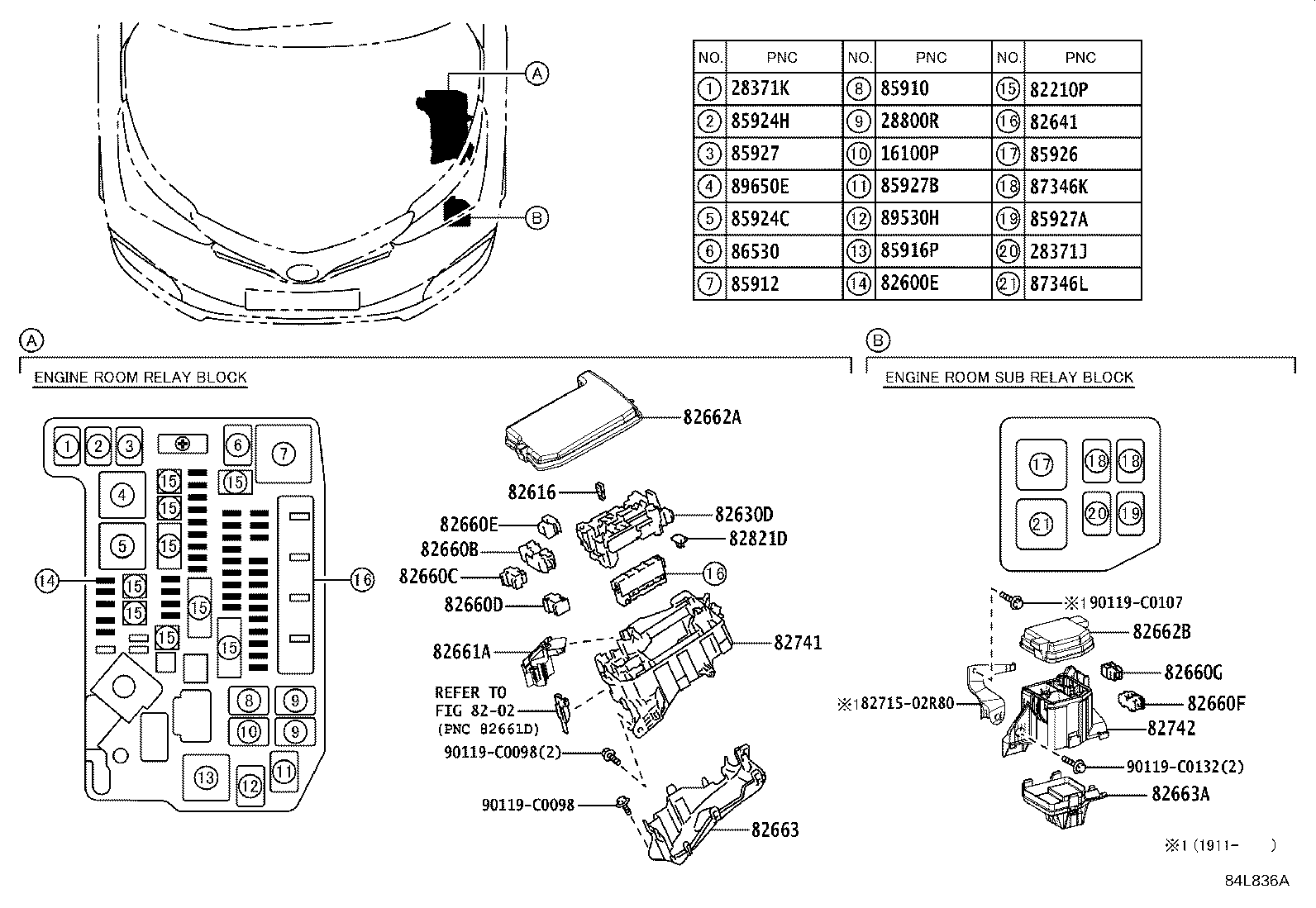 28859-0T030 HOLDER, BATTERY CURRENT SENSOR product image