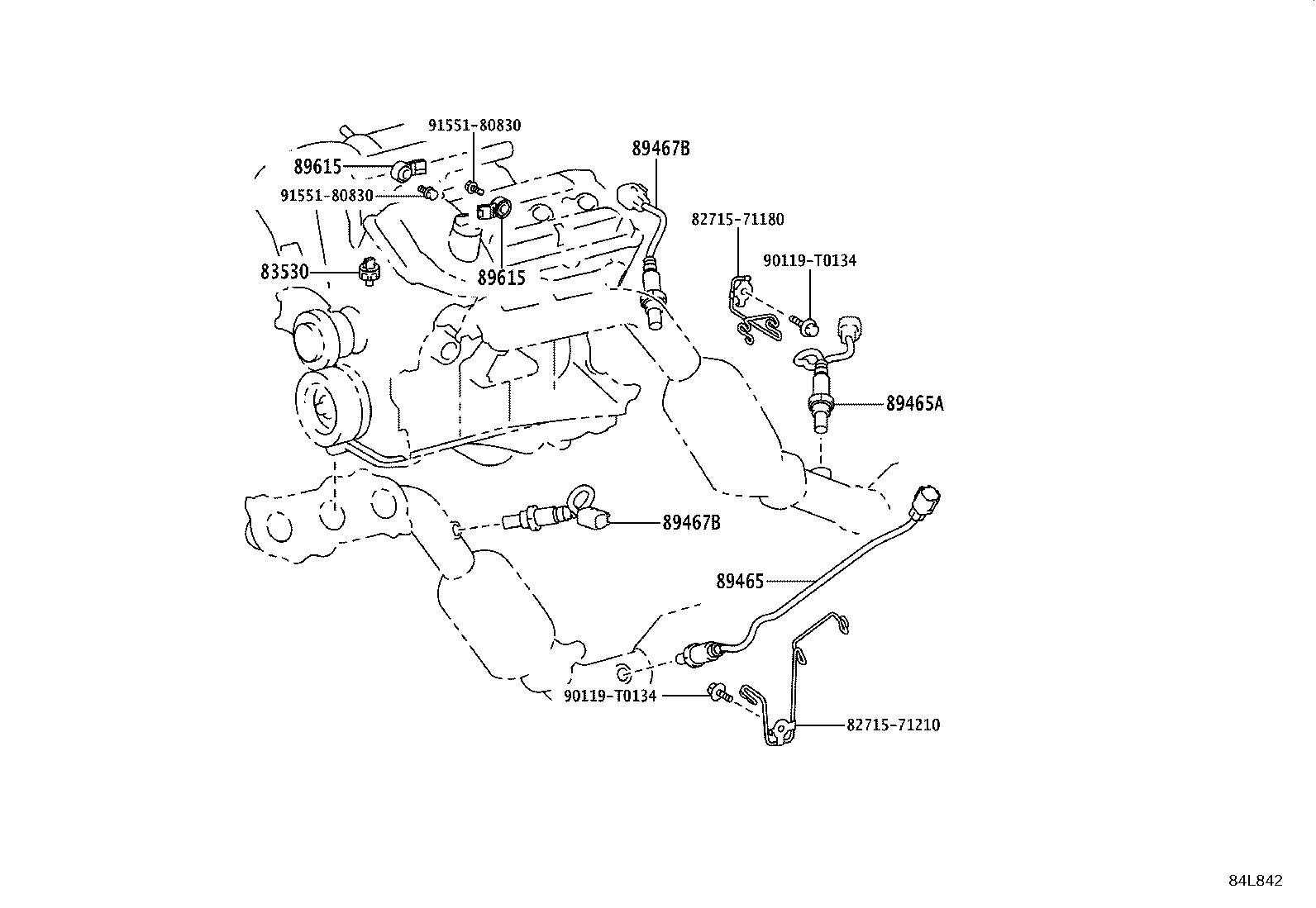 82730-0KB40 BLOCK ASSY, INSTRUMENT PANEL JUNCTION product image