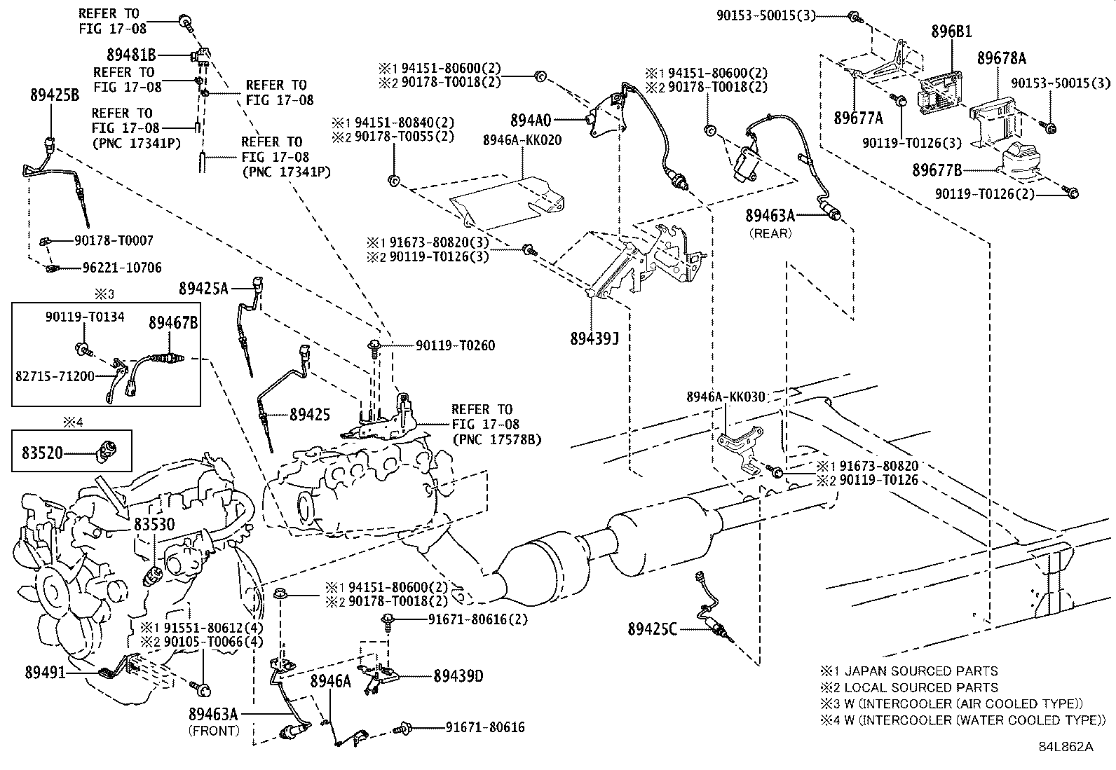 84140-0K820 SWITCH ASSY, HEADLAMP DIMMER product image