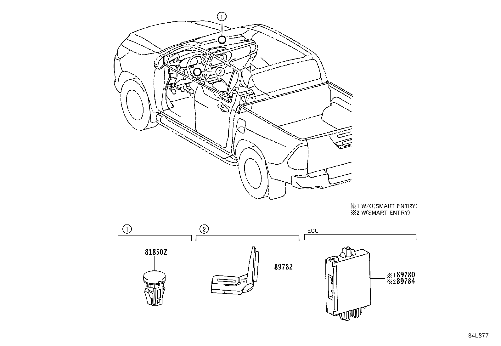 89782-0K150 COIL, TRANSPONDER KEY product image