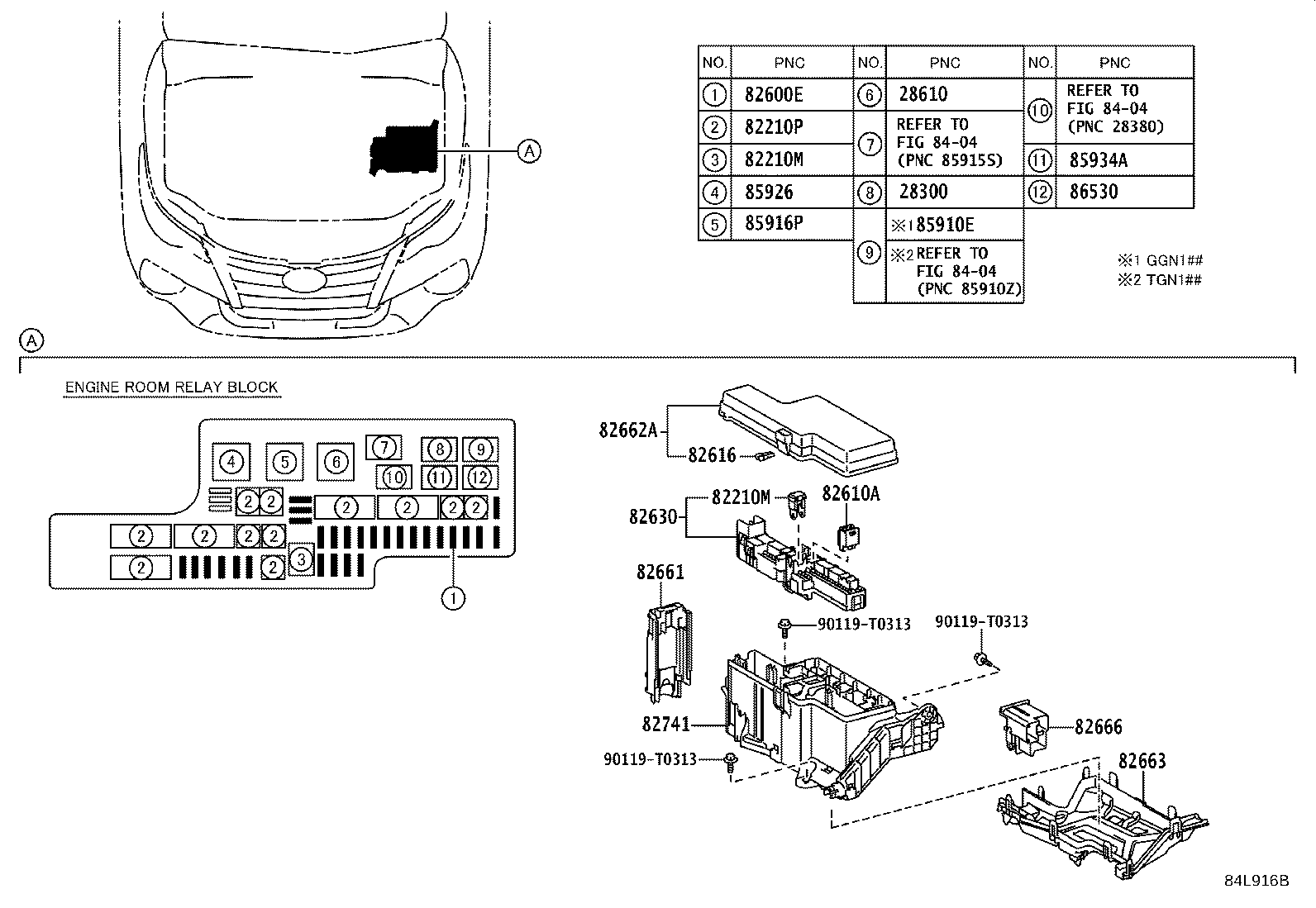 84140-0K820 SWITCH ASSY, HEADLAMP DIMMER product image