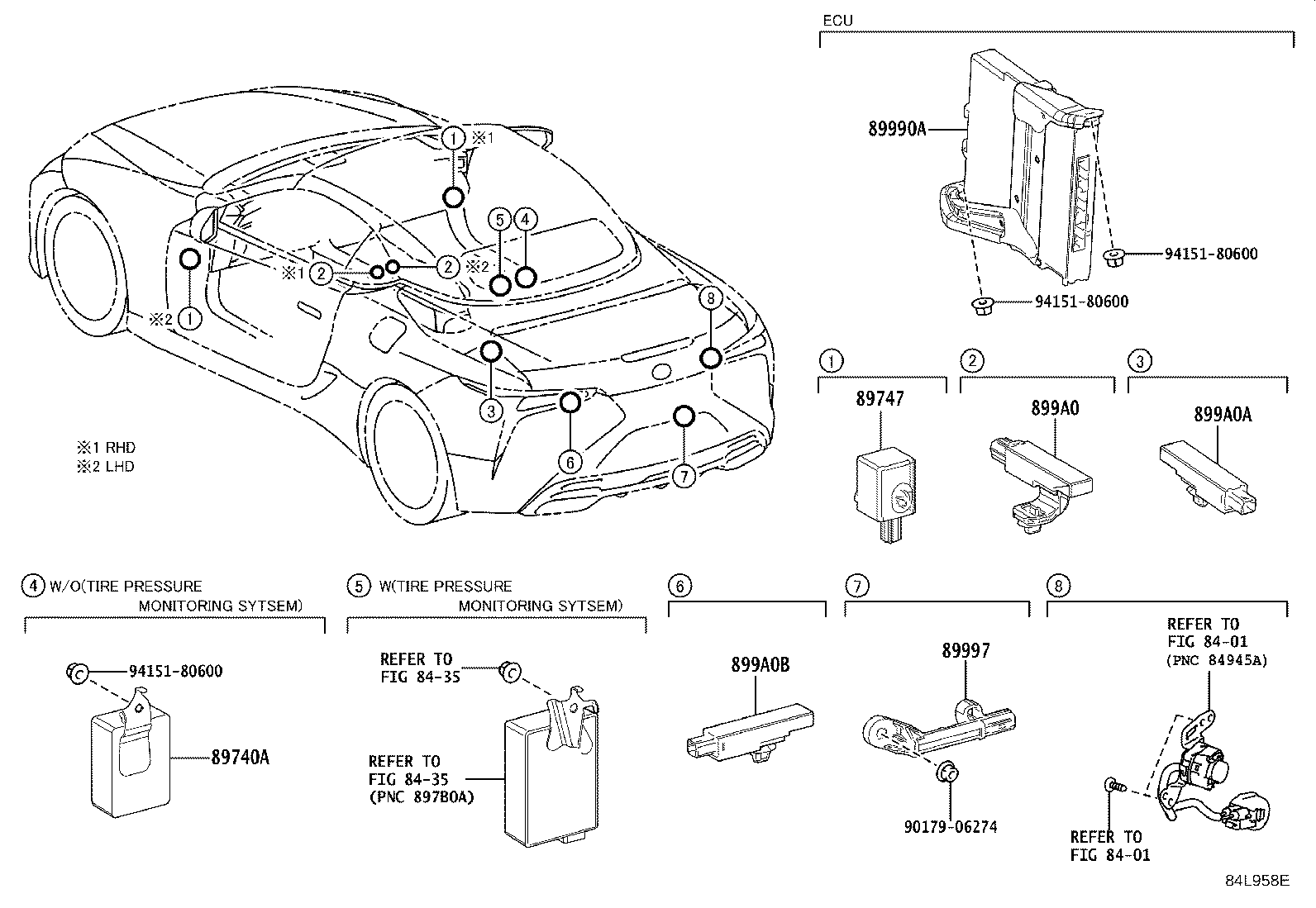 89740-11040 RECEIVER ASSY, SMART DOOR CONTROL product image