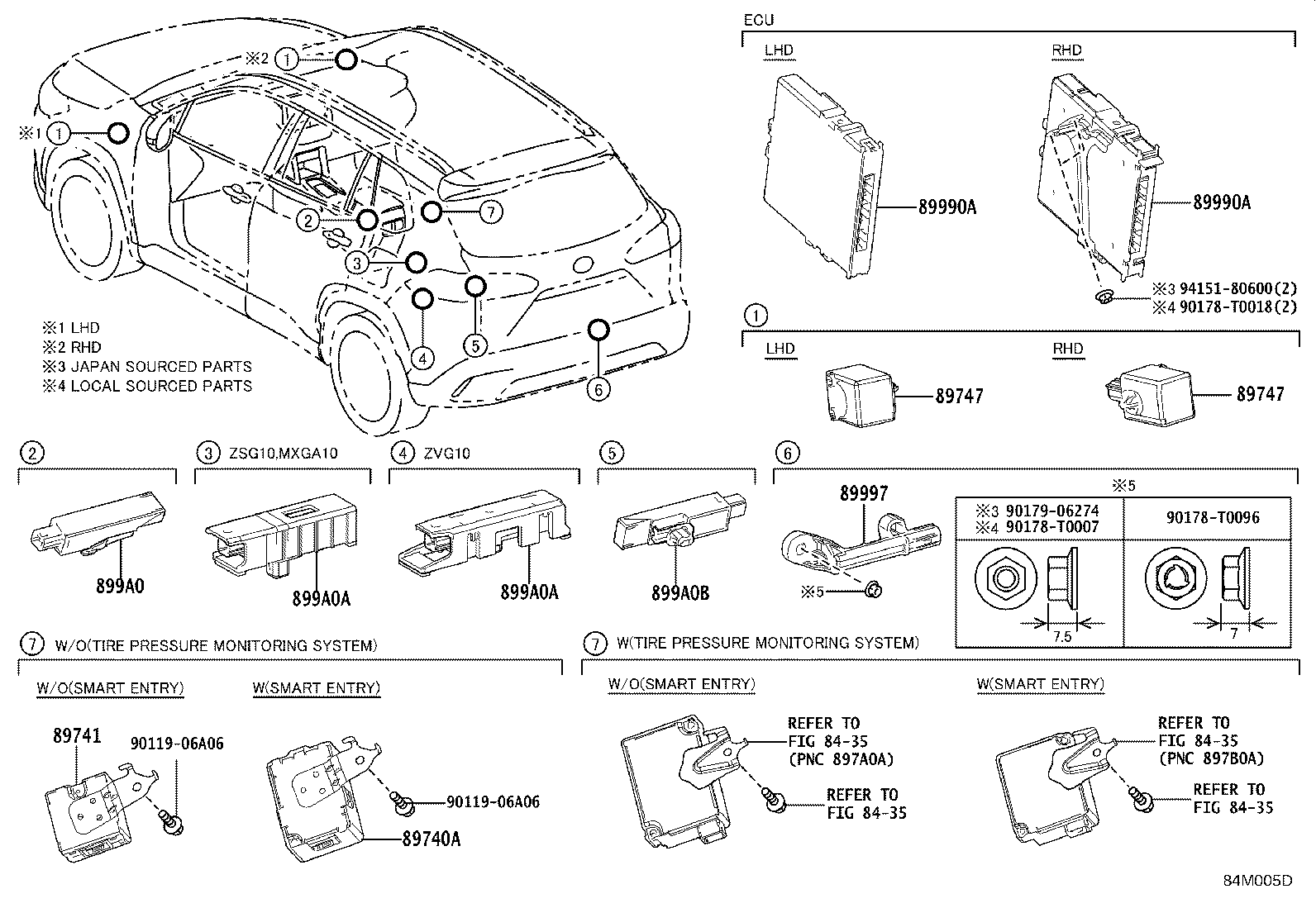 89740-16010 RECEIVER ASSY, SMART DOOR CONTROL product image