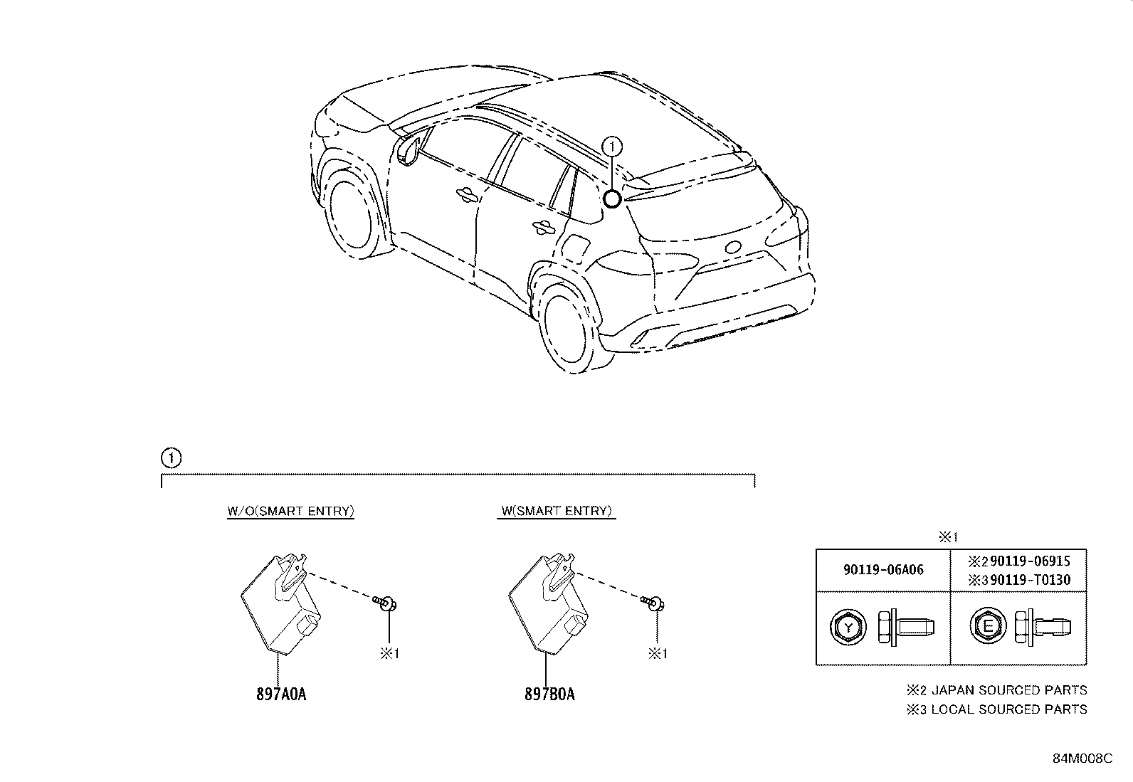 897B0-0A030 RECEIVER ASSY, ELECTRICAL KEY & TPMS product image
