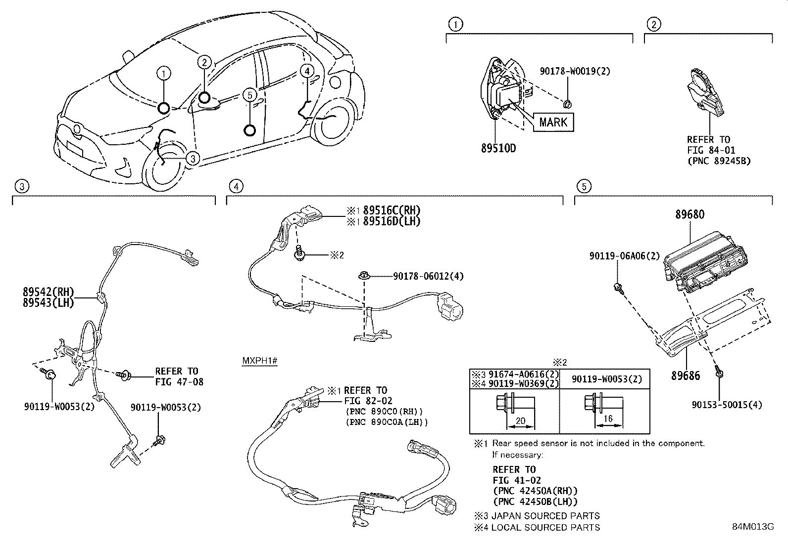 89510-K0010 SENSOR ASSY, BRAKE PEDAL STROKE product image