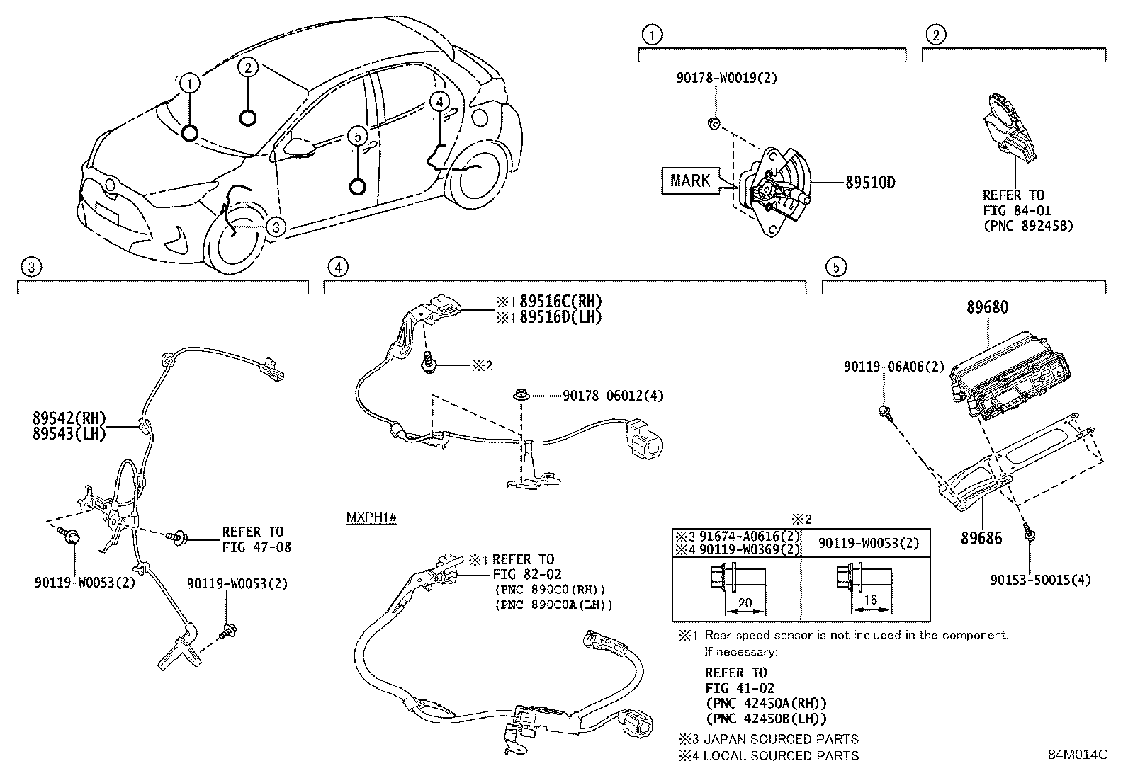 89510-K0010 SENSOR ASSY, BRAKE PEDAL STROKE product image
