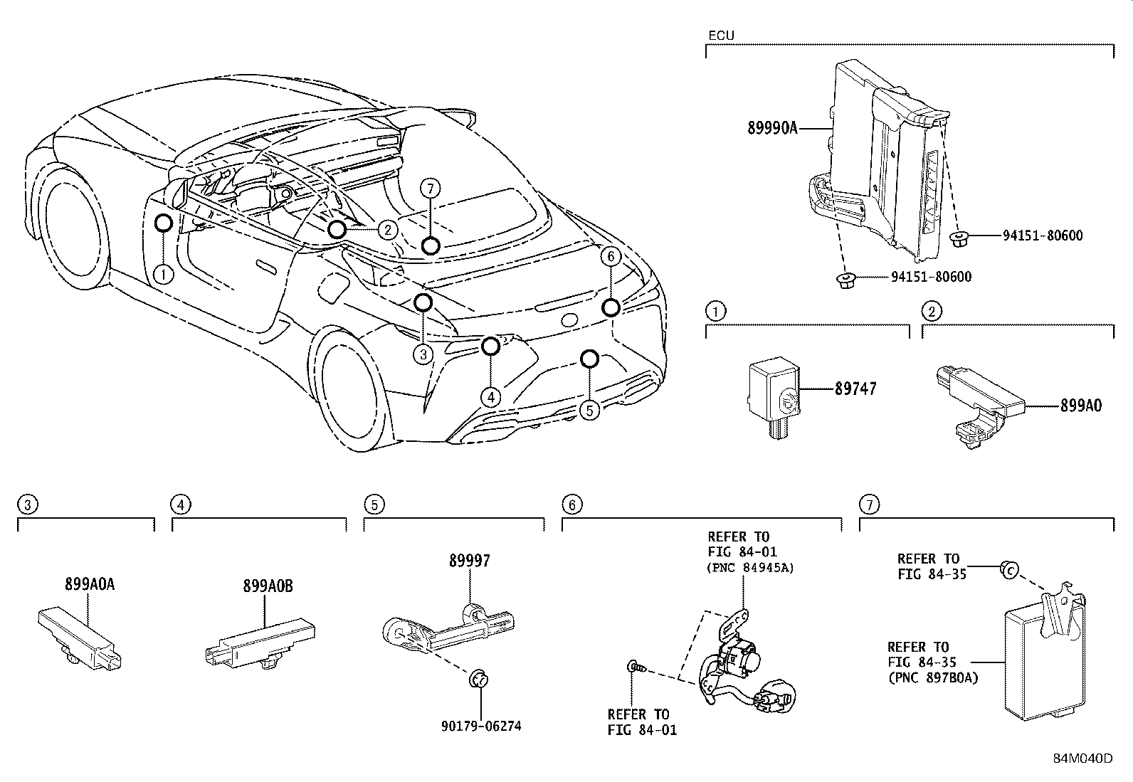 Toyota 89990-11070 COMPUTER ASSY, SMART KEY