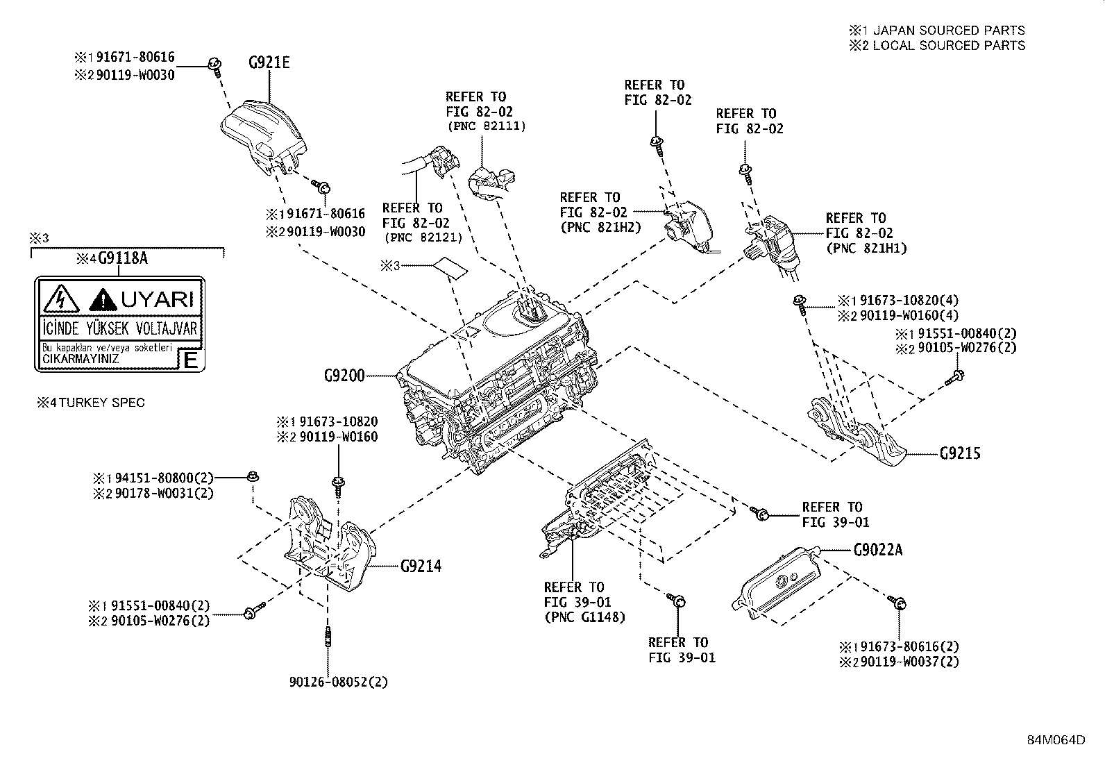 G9214-K0010 BRACKET, INVERTER, NO.1 product image