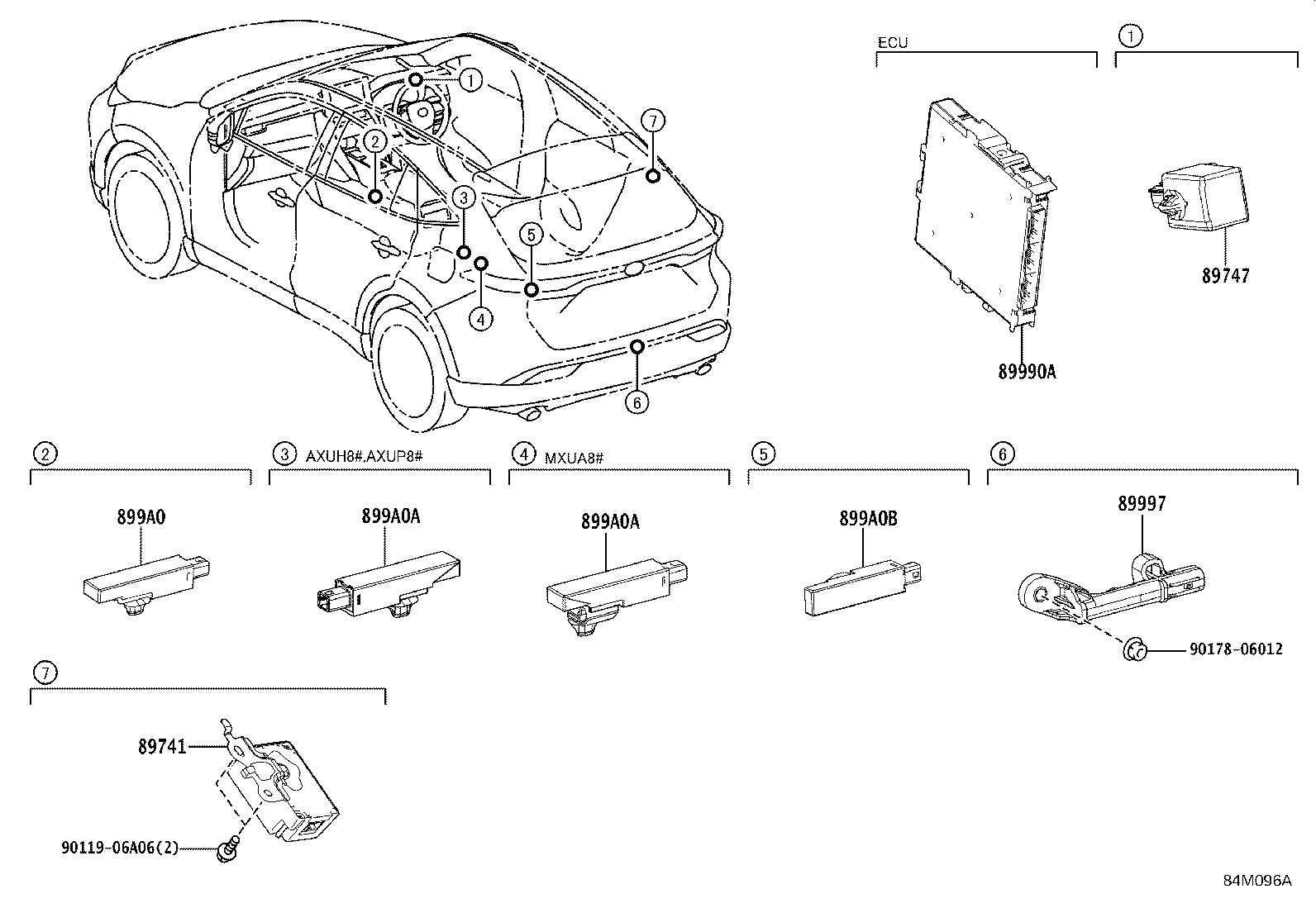 899H0-48020 COMPUTER ASSY, SMART KEY product image