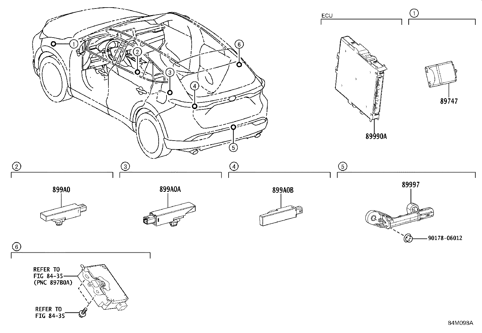 Toyota 899H0-48150 COMPUTER ASSY, SMART KEY
