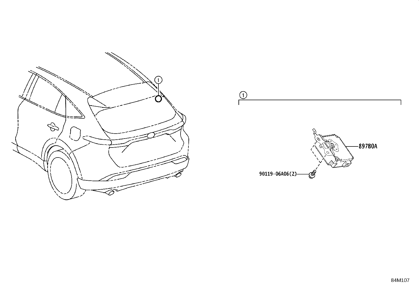 897B0-48200 RECEIVER ASSY, ELECTRICAL KEY & TPMS product image