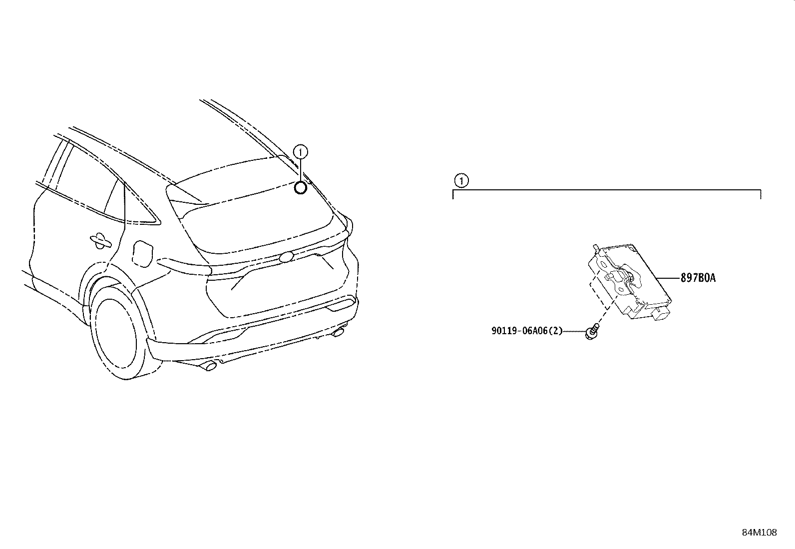 897B0-48181 RECEIVER ASSY, ELECTRICAL KEY & TPMS product image