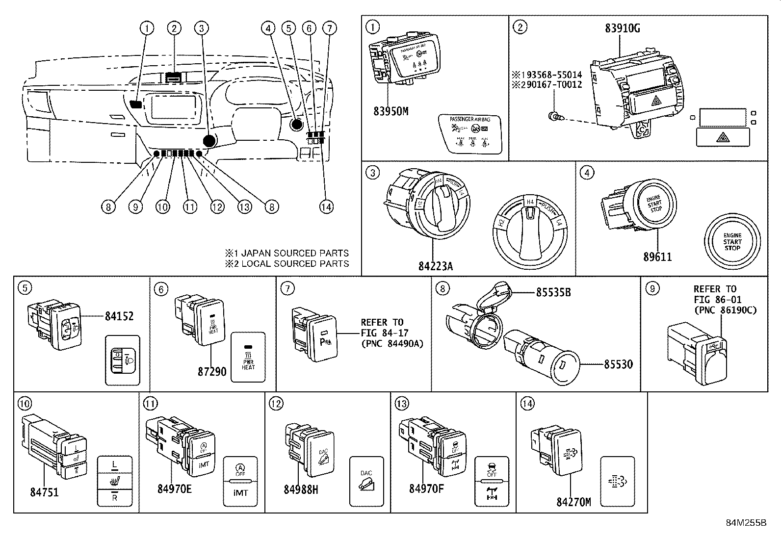 89960-71130 COMPUTER ASSY, HEADLAMP LEVELING product image