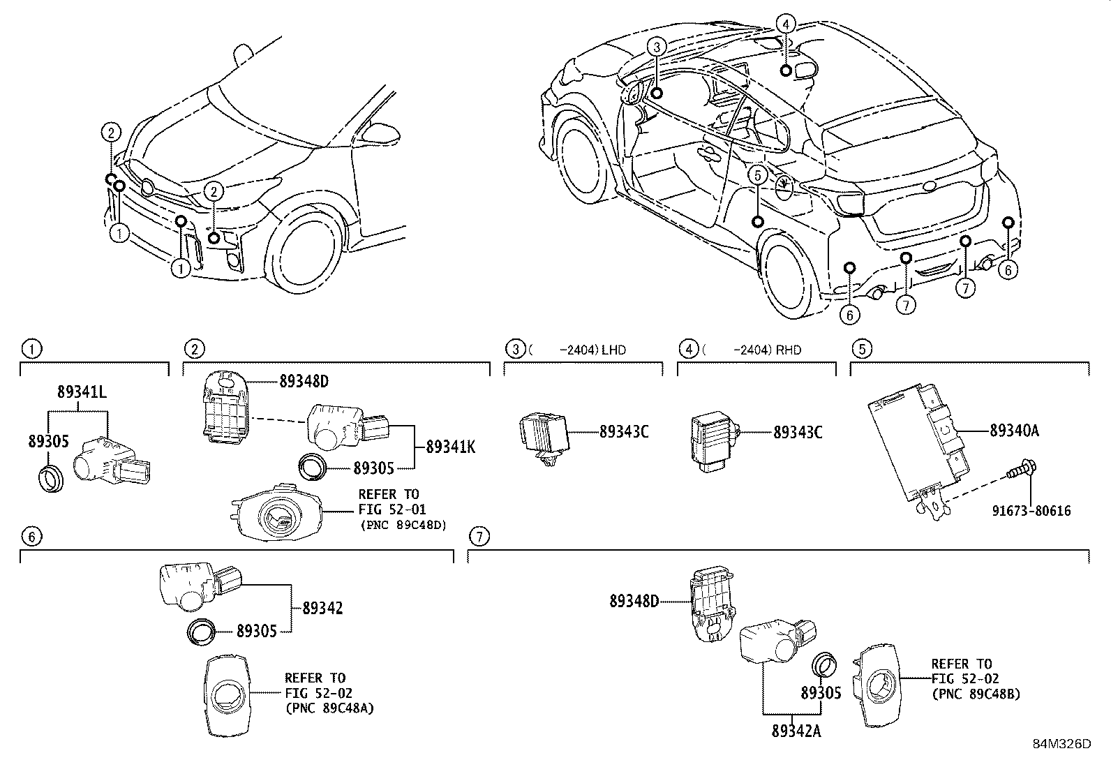 Toyota 89305-52010 Genuine Toyota Part