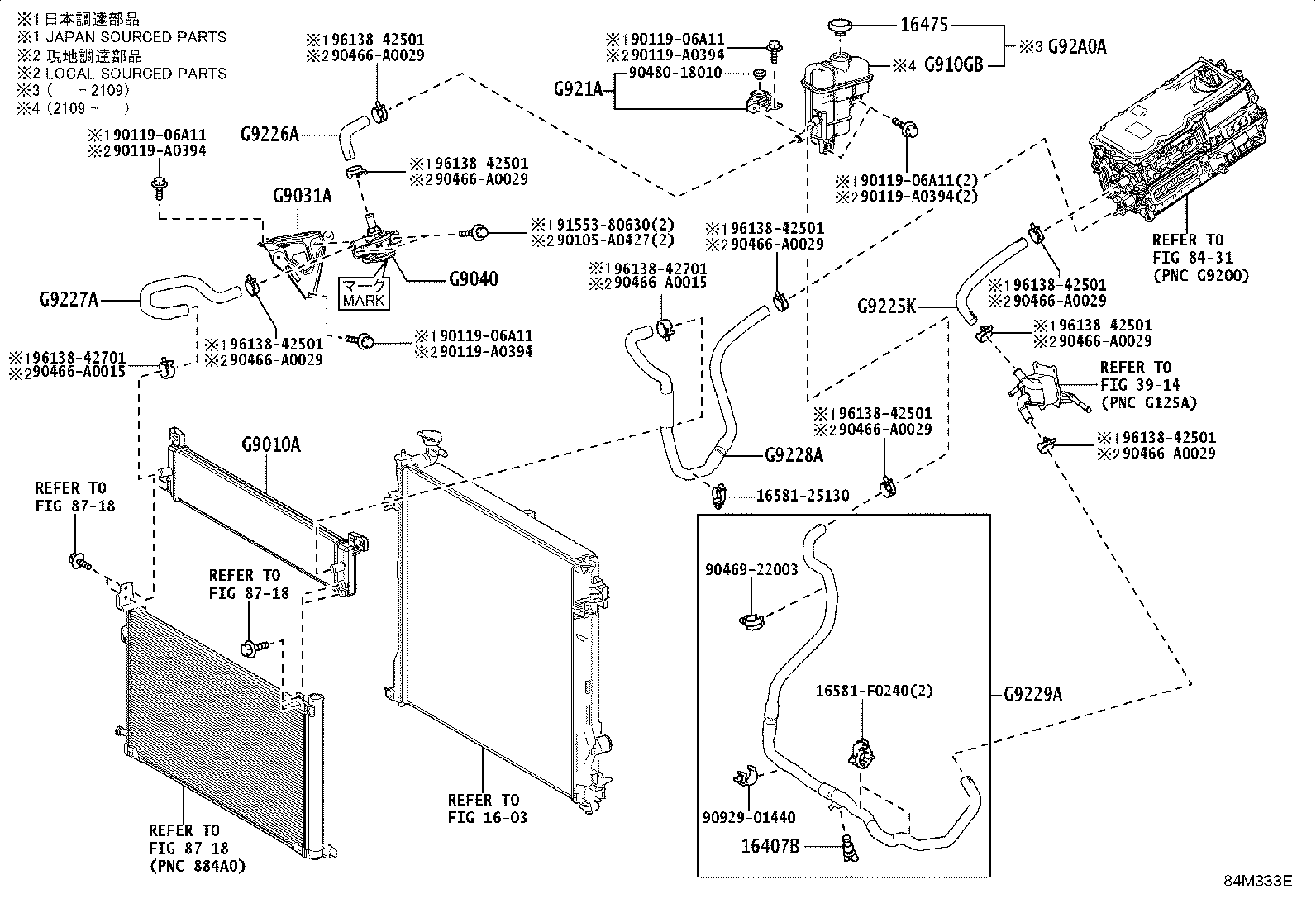 Toyota G9141-08010 BRACKET SUB-ASSY, HV WATER PUMP