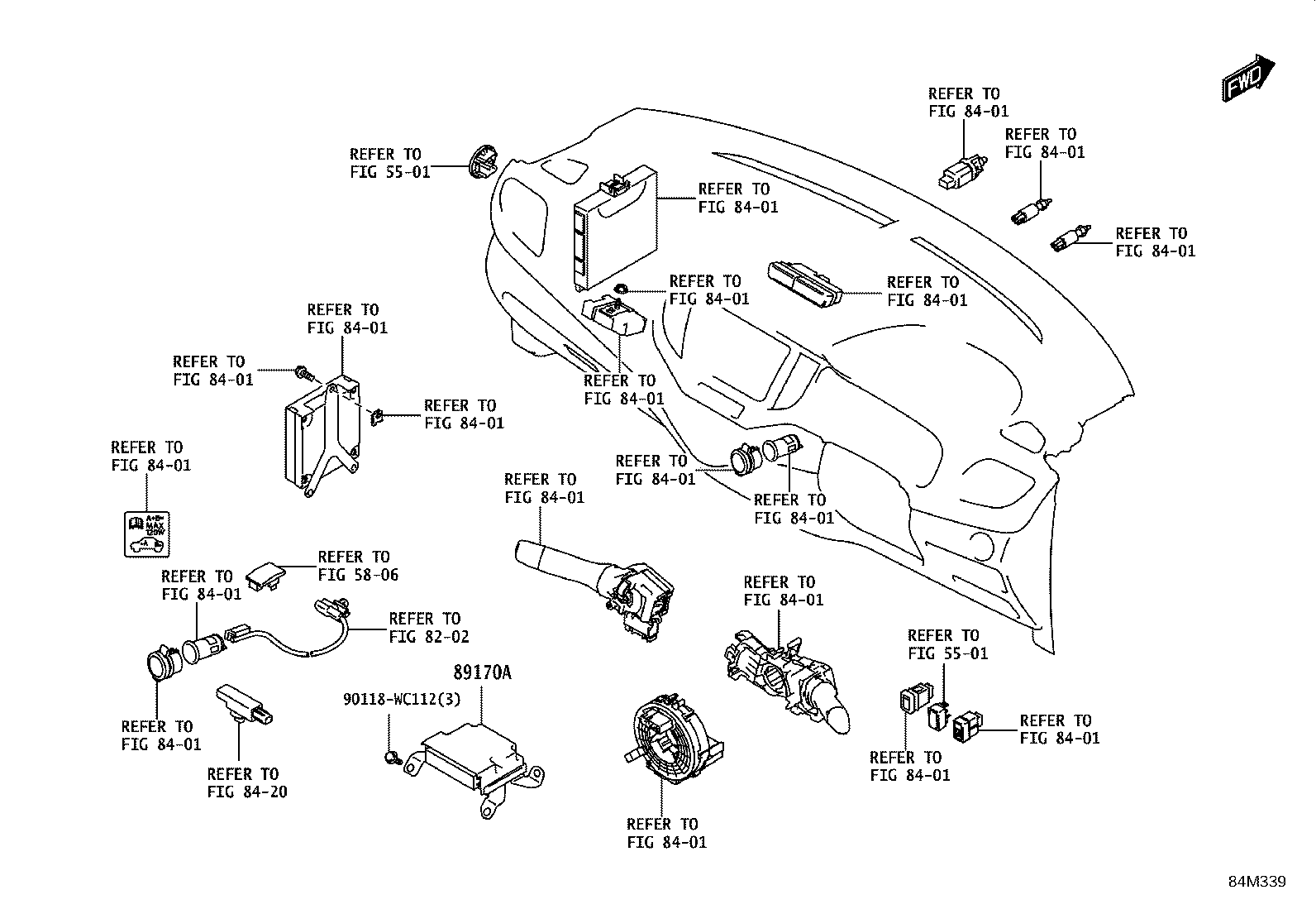 89170-WC002 COMPUTER ASSY, AIR BAG product image